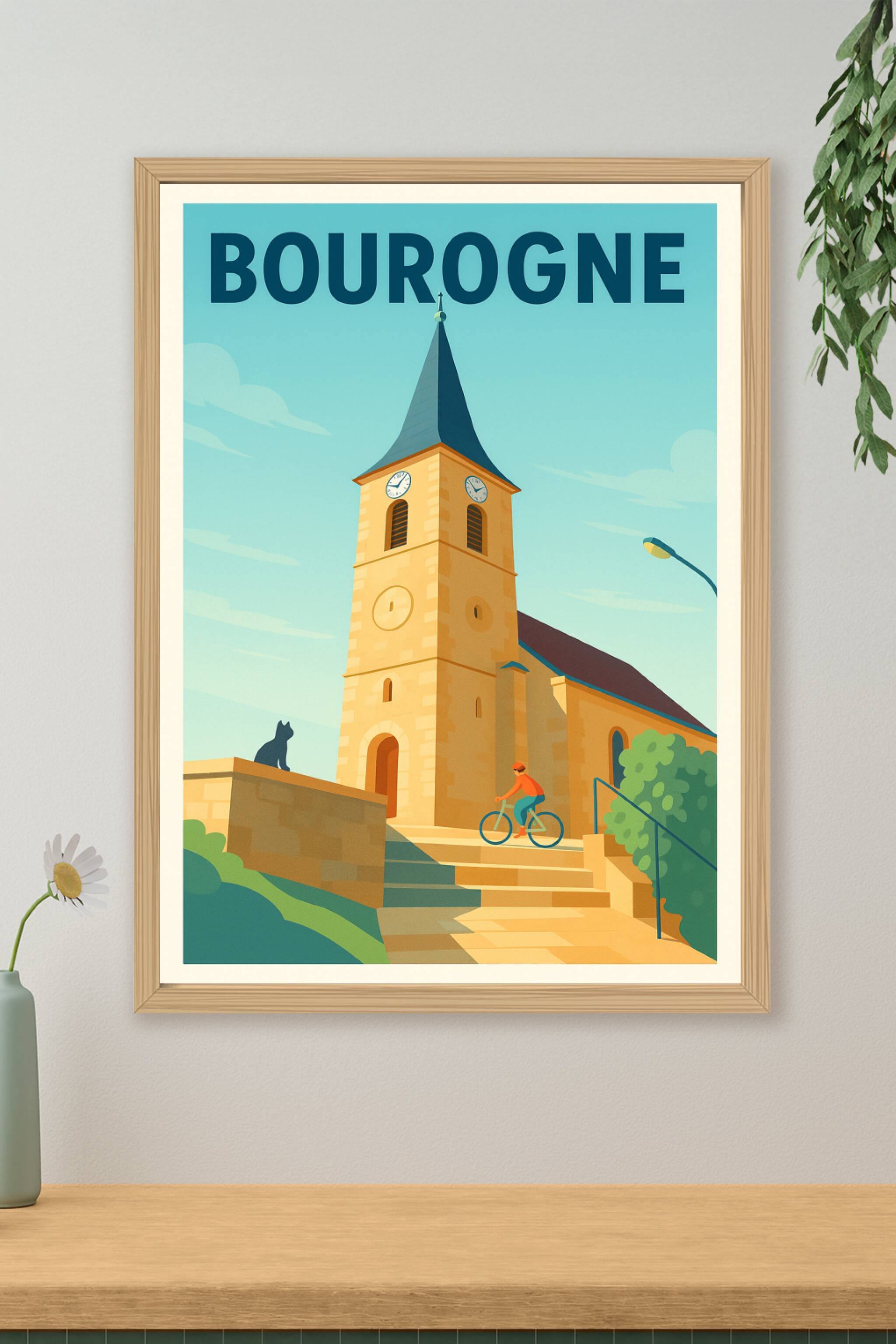 Affiche de Bourogne - Charme et sérénité au cœur de la ville