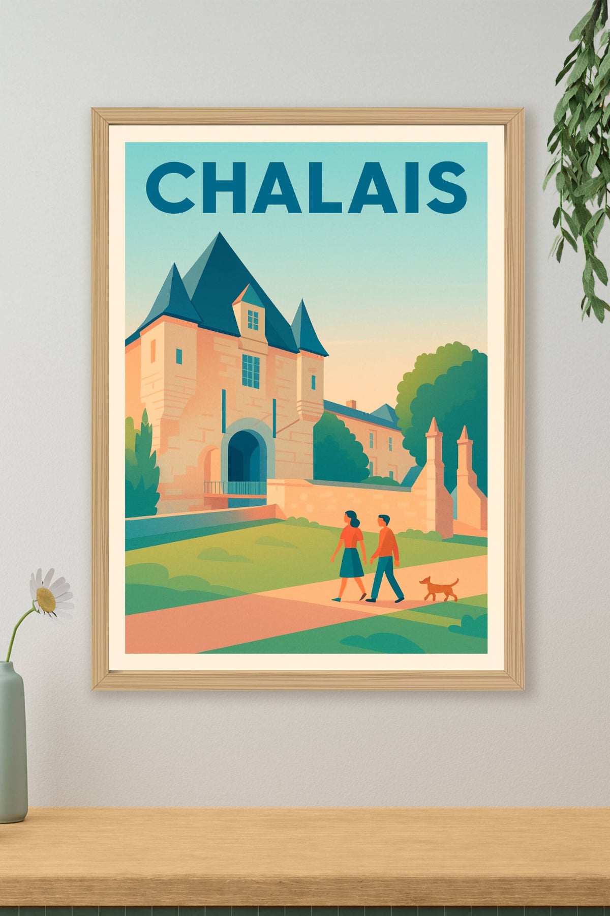 Affiche de Chalais - Flânerie et charme historique
