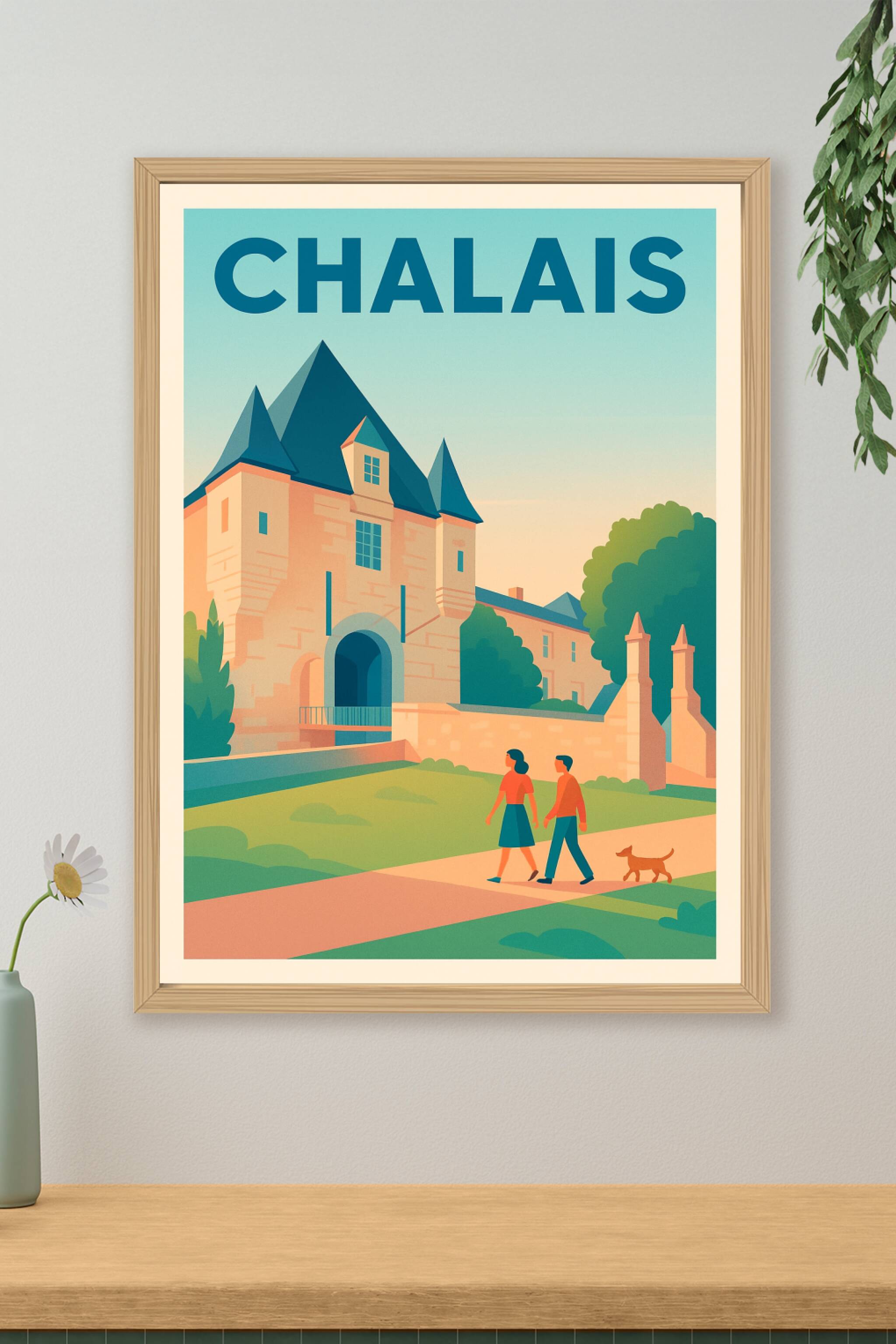 Affiche de Chalais - Flânerie et charme historique