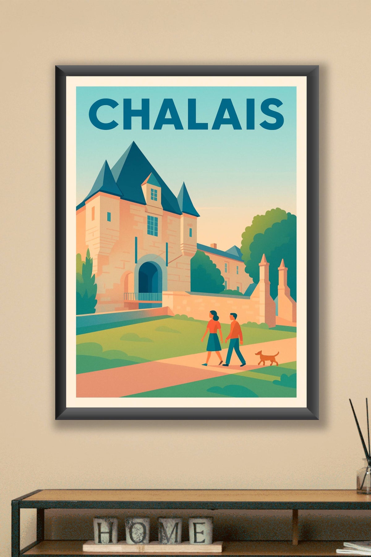 Affiche de Chalais - Flânerie et charme historique