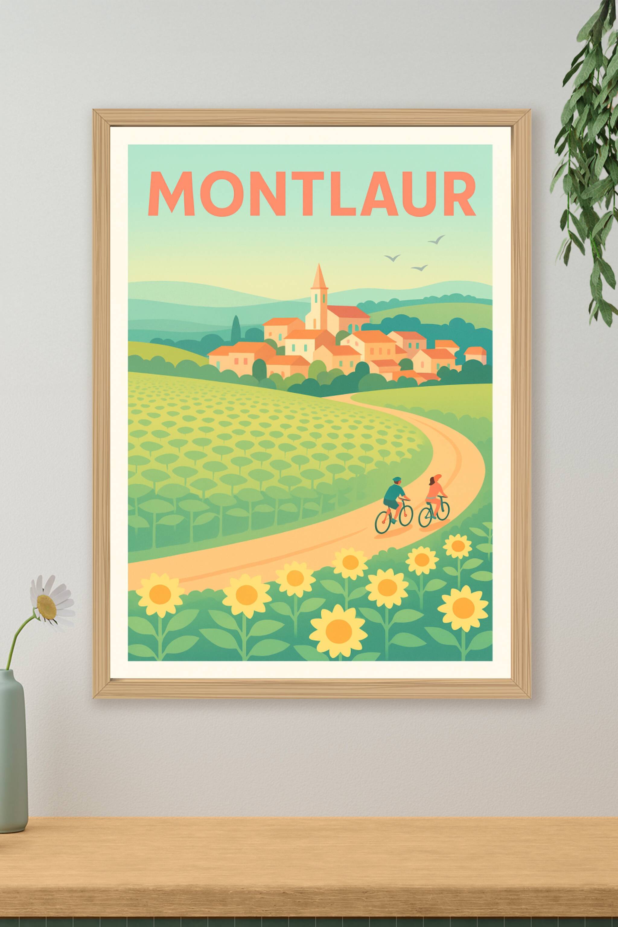 Affiche de Montlaur - Balade bucolique au cœur des champs de tournesols