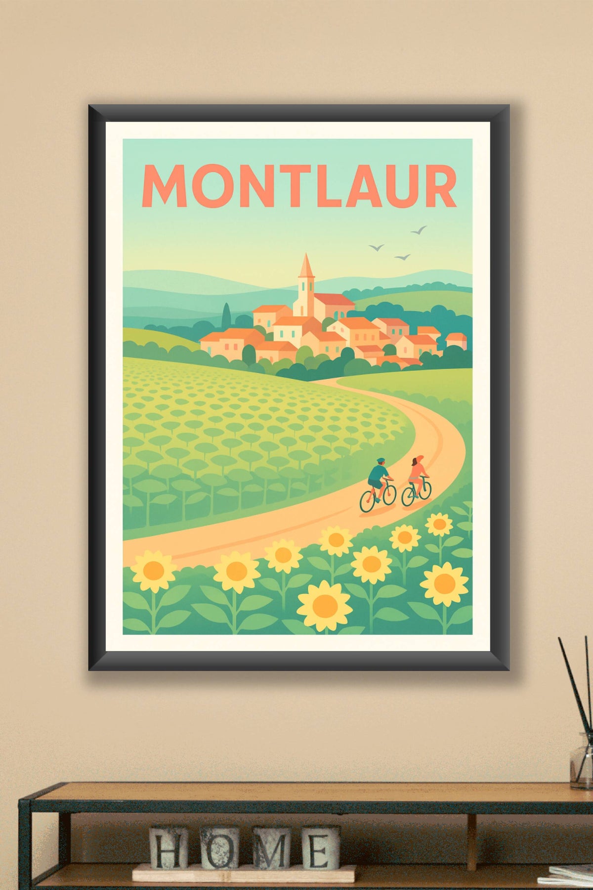 Affiche de Montlaur - Balade bucolique au cœur des champs de tournesols