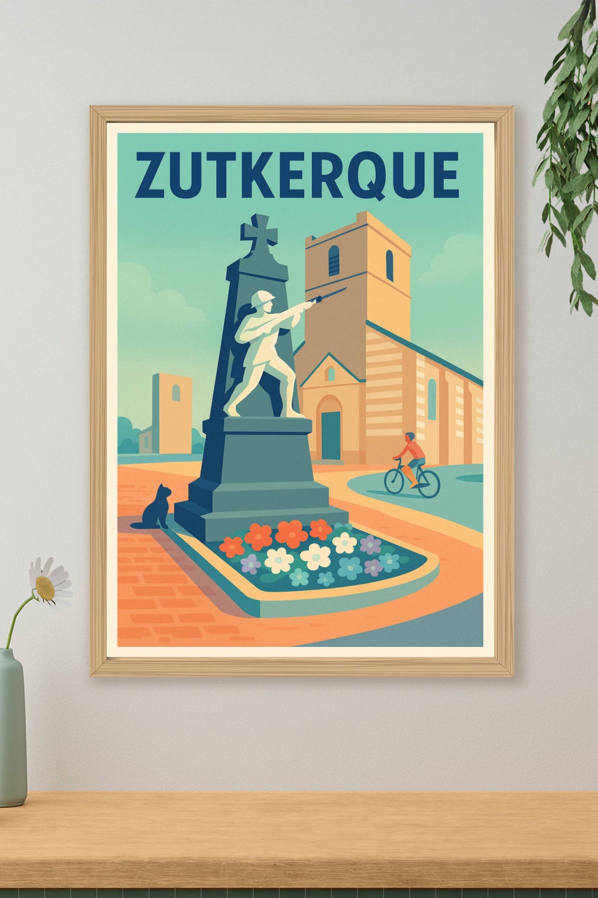 Affiche de Zutkerque - Charme et Histoire en Plein Cœur