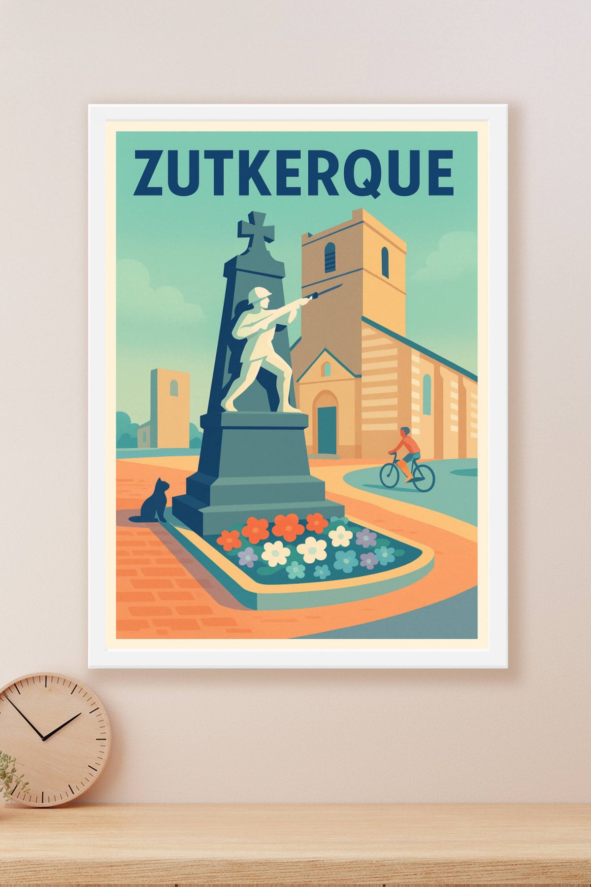 Affiche de Zutkerque - Charme et Histoire en Plein Cœur