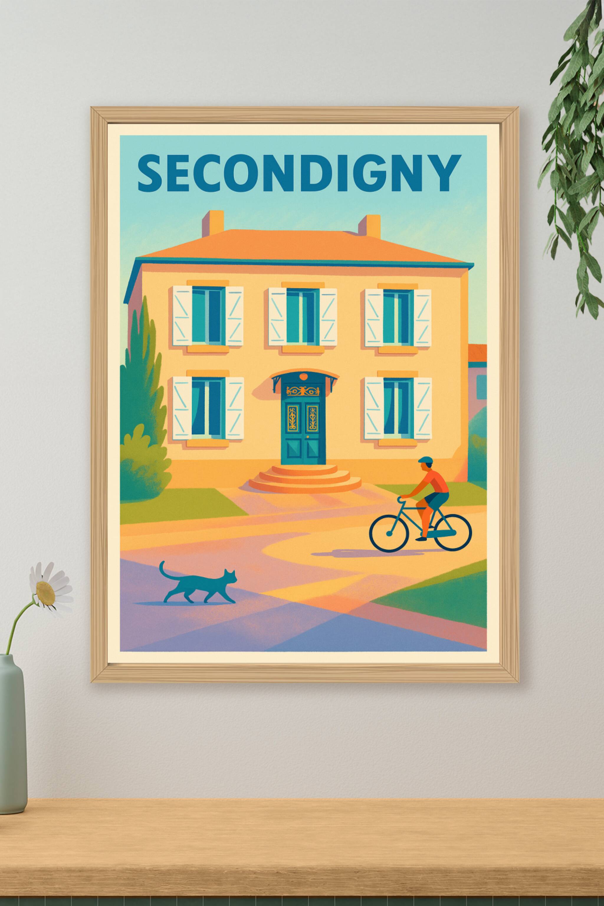 Affiche de Secondigny - Une balade paisible dans la douceur du quotidien