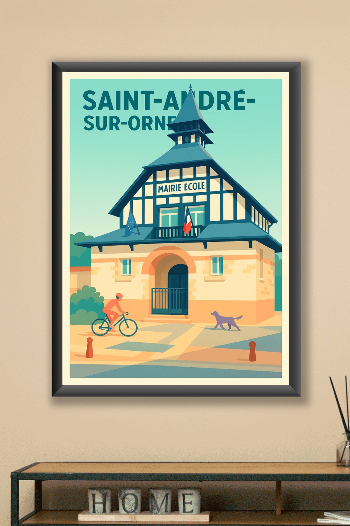 Affiche de Saint-André-sur-Orne - Évasion paisible au cœur du village