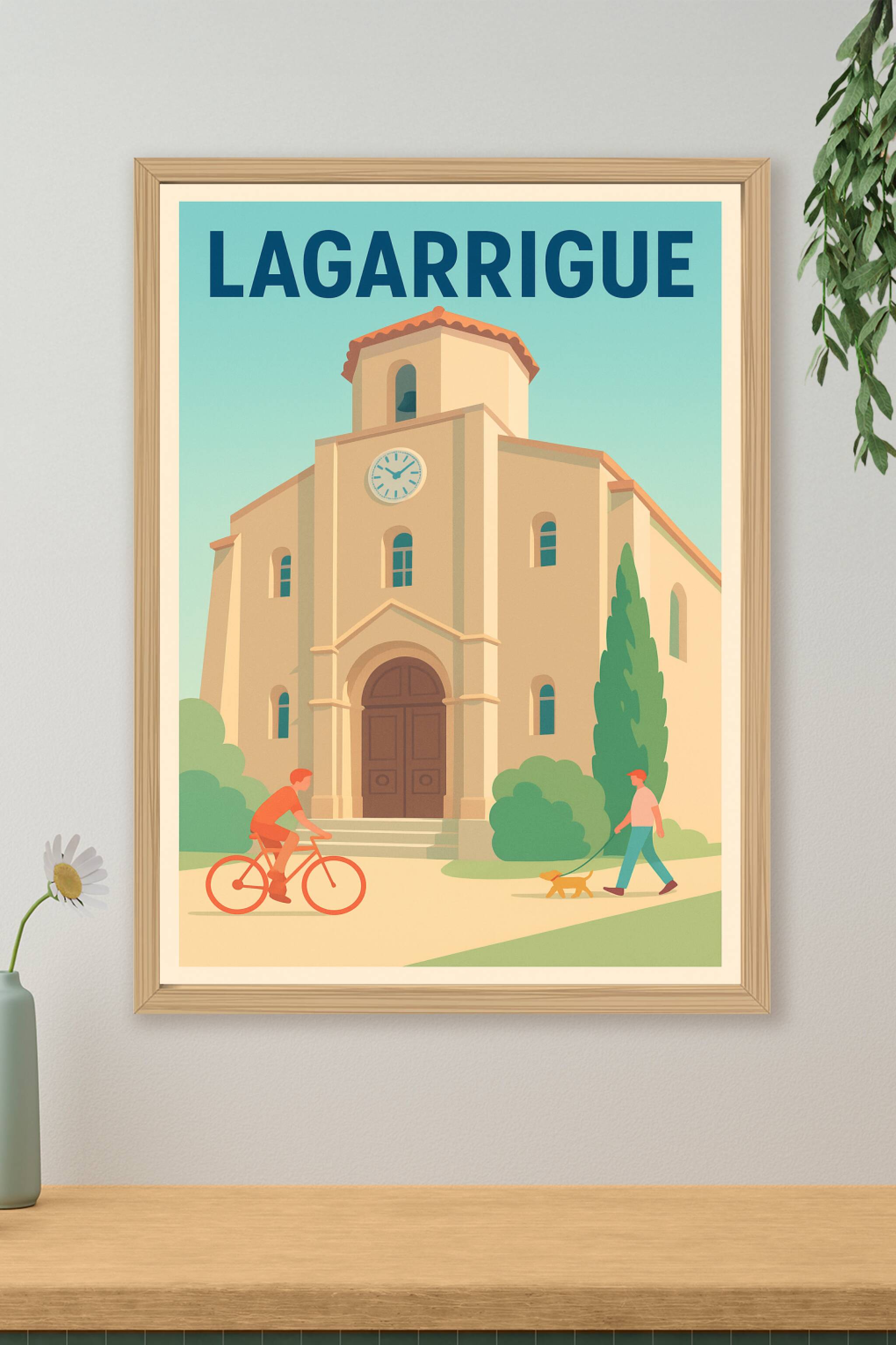 Affiche de Lagarrigue - Charme et sérénité au cœur du village