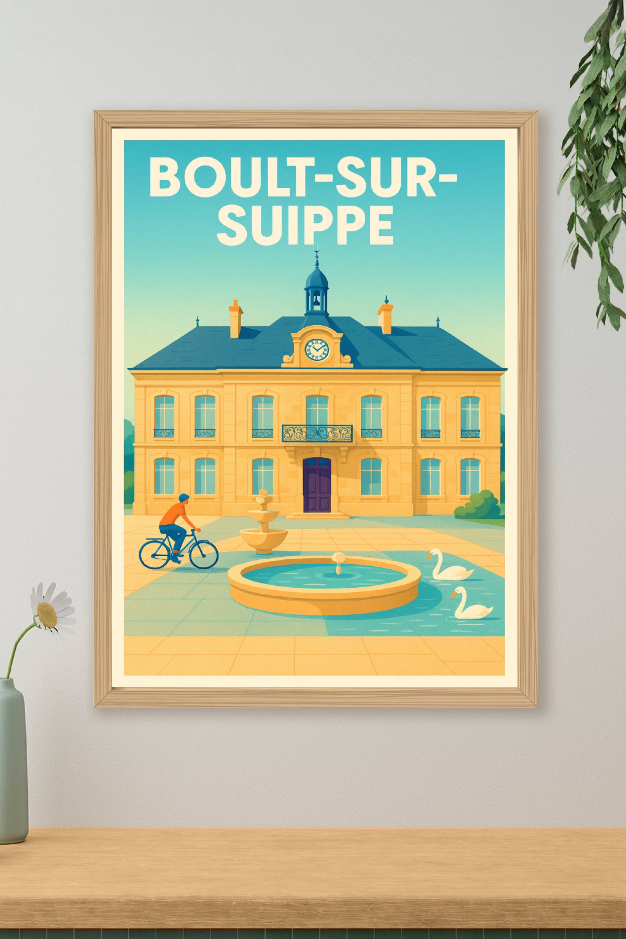 Affiche de Boult-sur-Suippe - Charme et sérénité au cœur de la ville