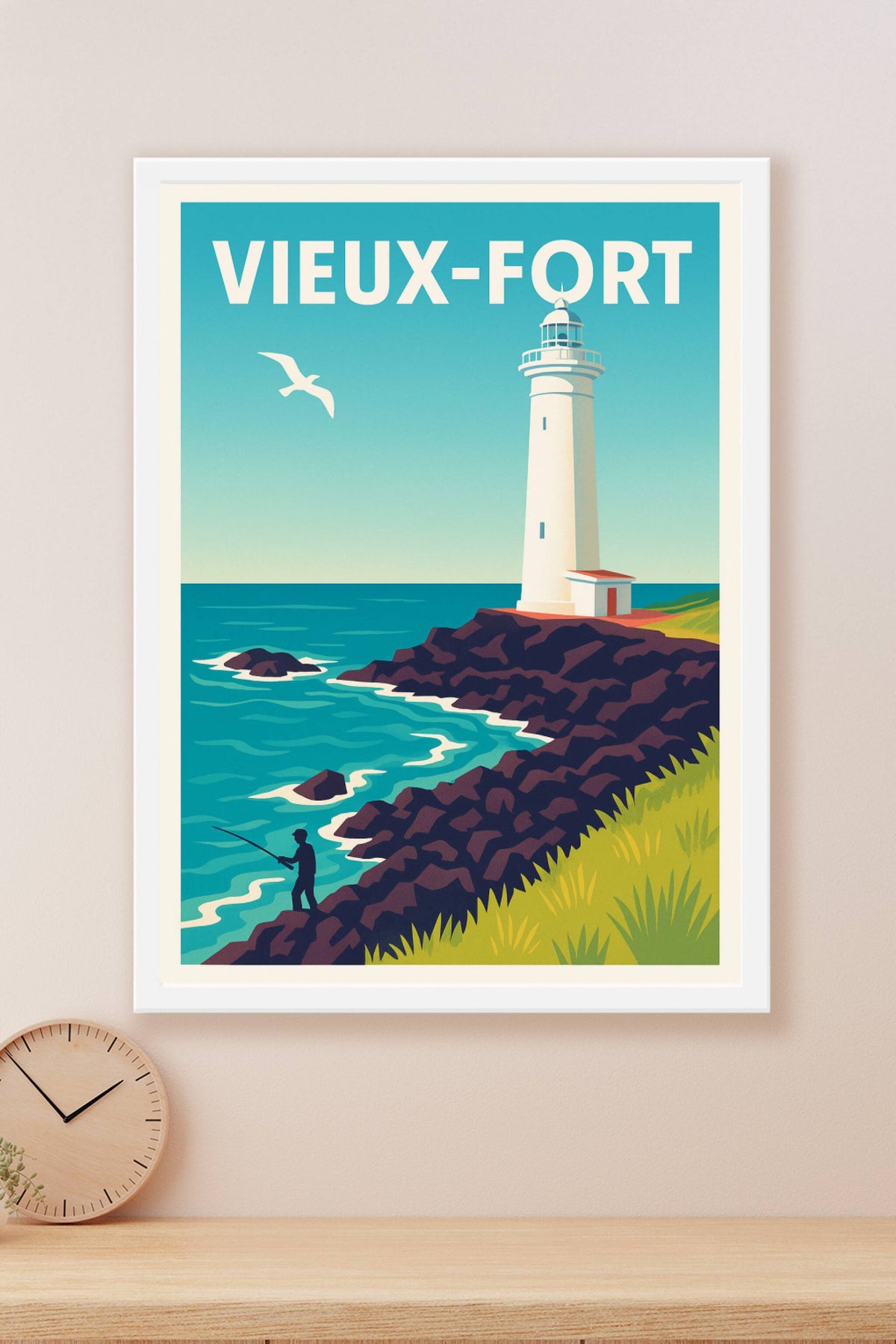 Affiche de Vieux-Fort - Havre de paix au bord de la mer
