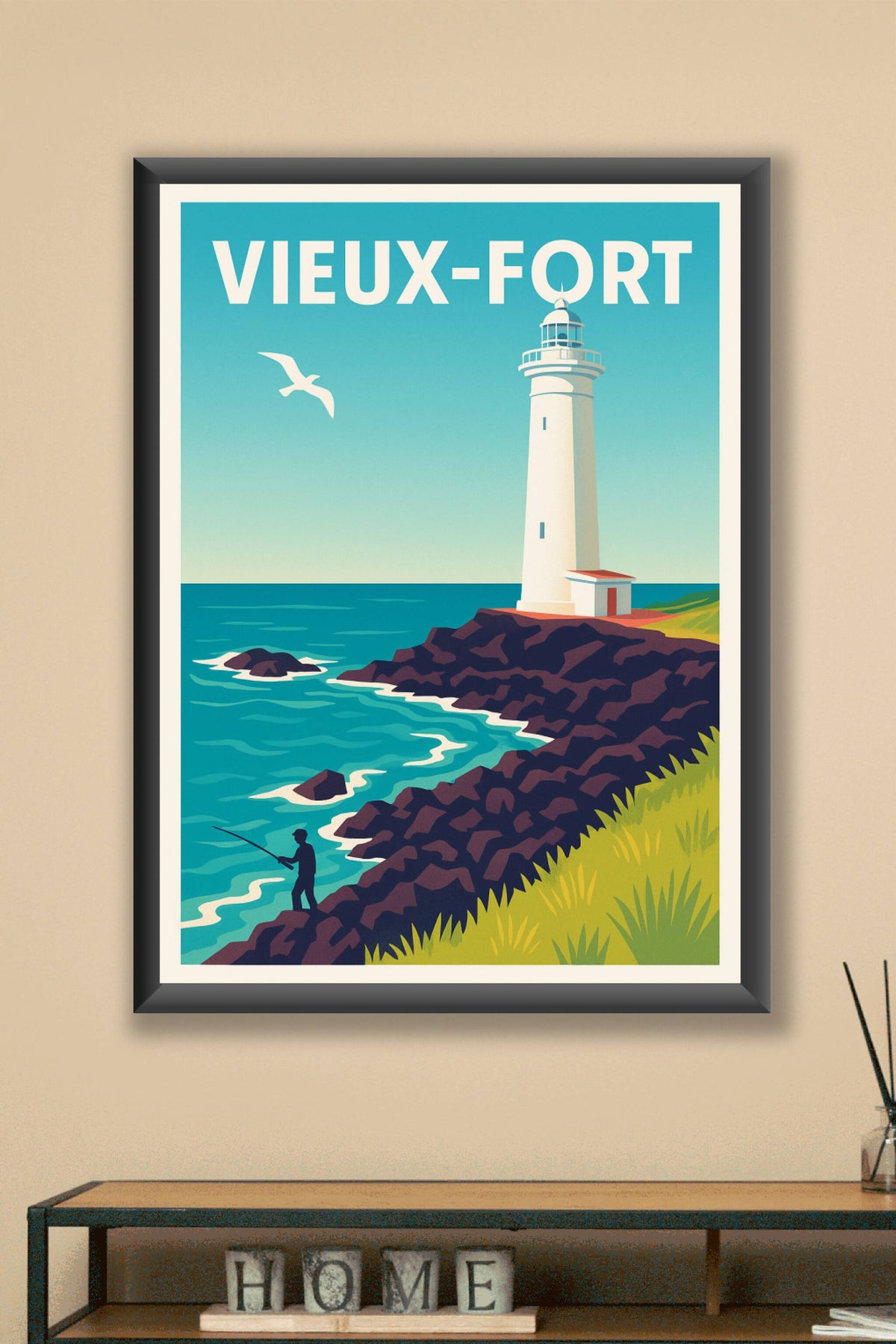 Affiche de Vieux-Fort - Havre de paix au bord de la mer