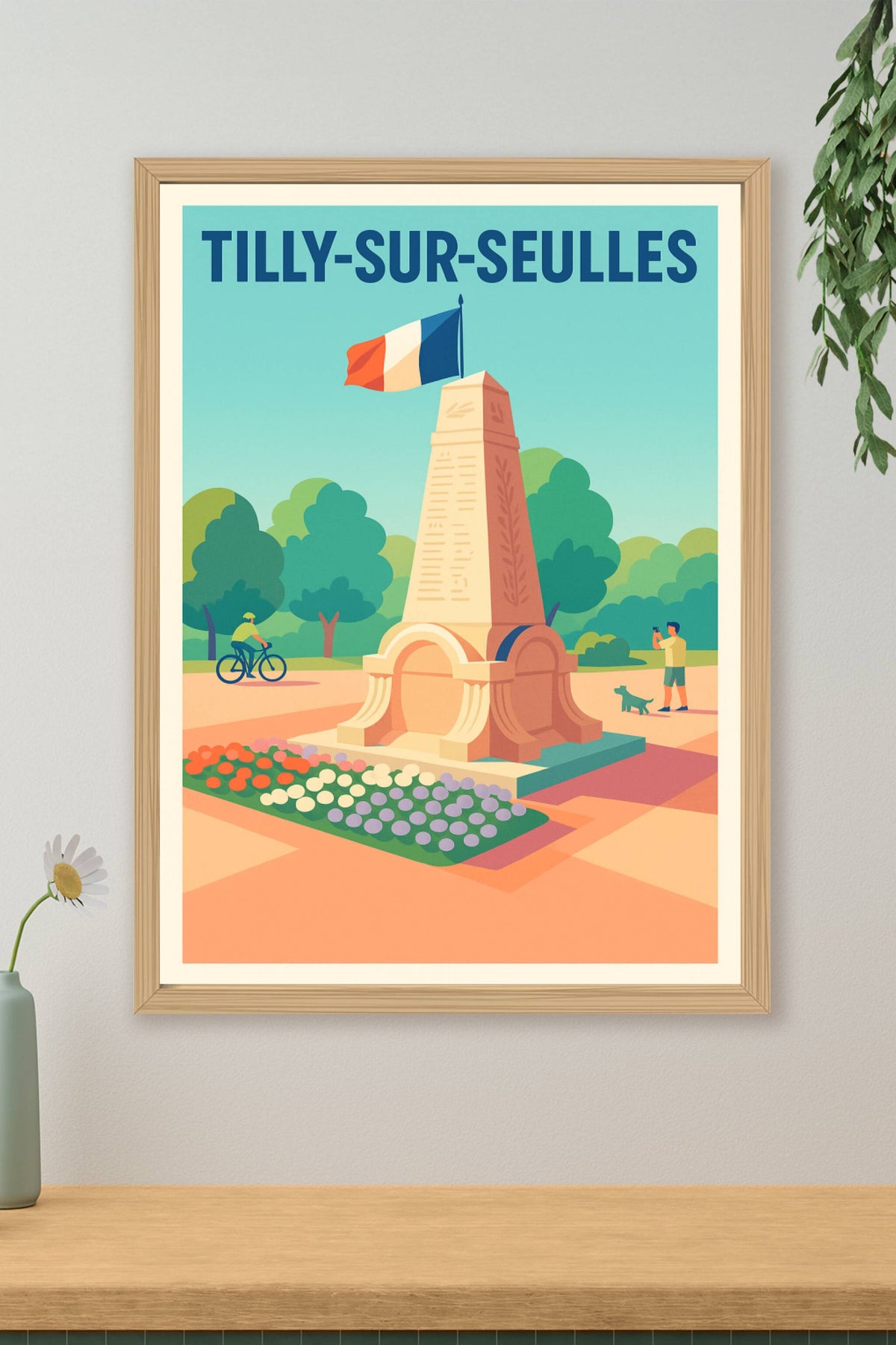 Affiche de Tilly-sur-Seulles - Harmonie et Mémoire au cœur de la nature