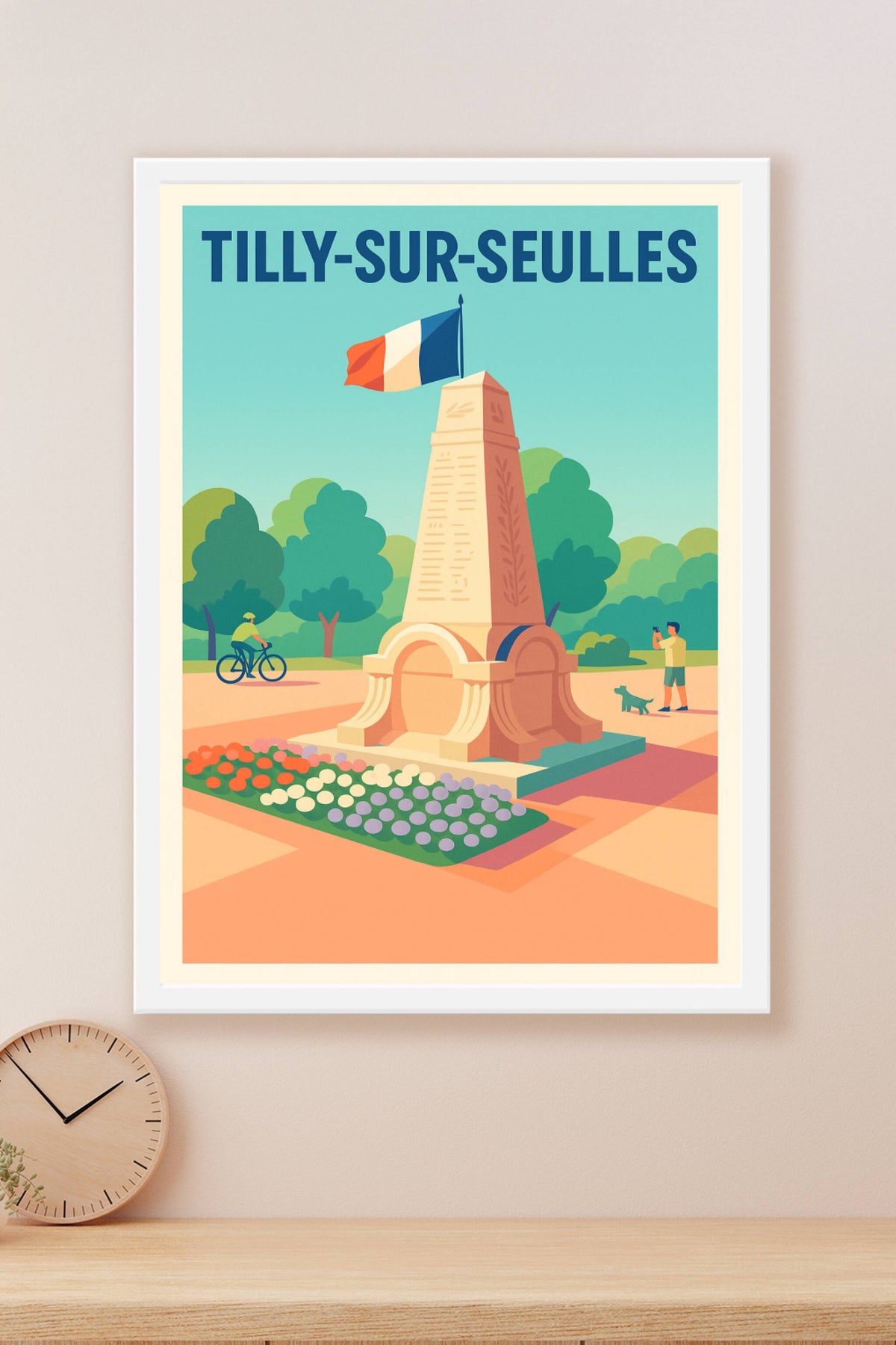 Affiche de Tilly-sur-Seulles - Harmonie et Mémoire au cœur de la nature