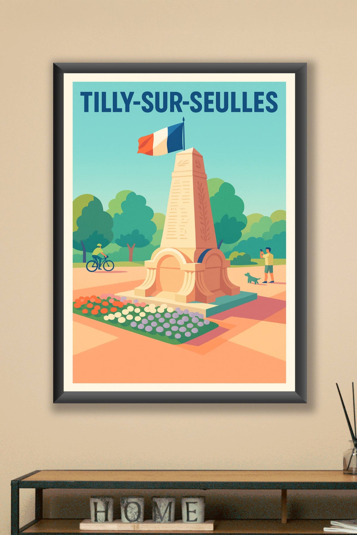 Affiche de Tilly-sur-Seulles - Harmonie et Mémoire au cœur de la nature