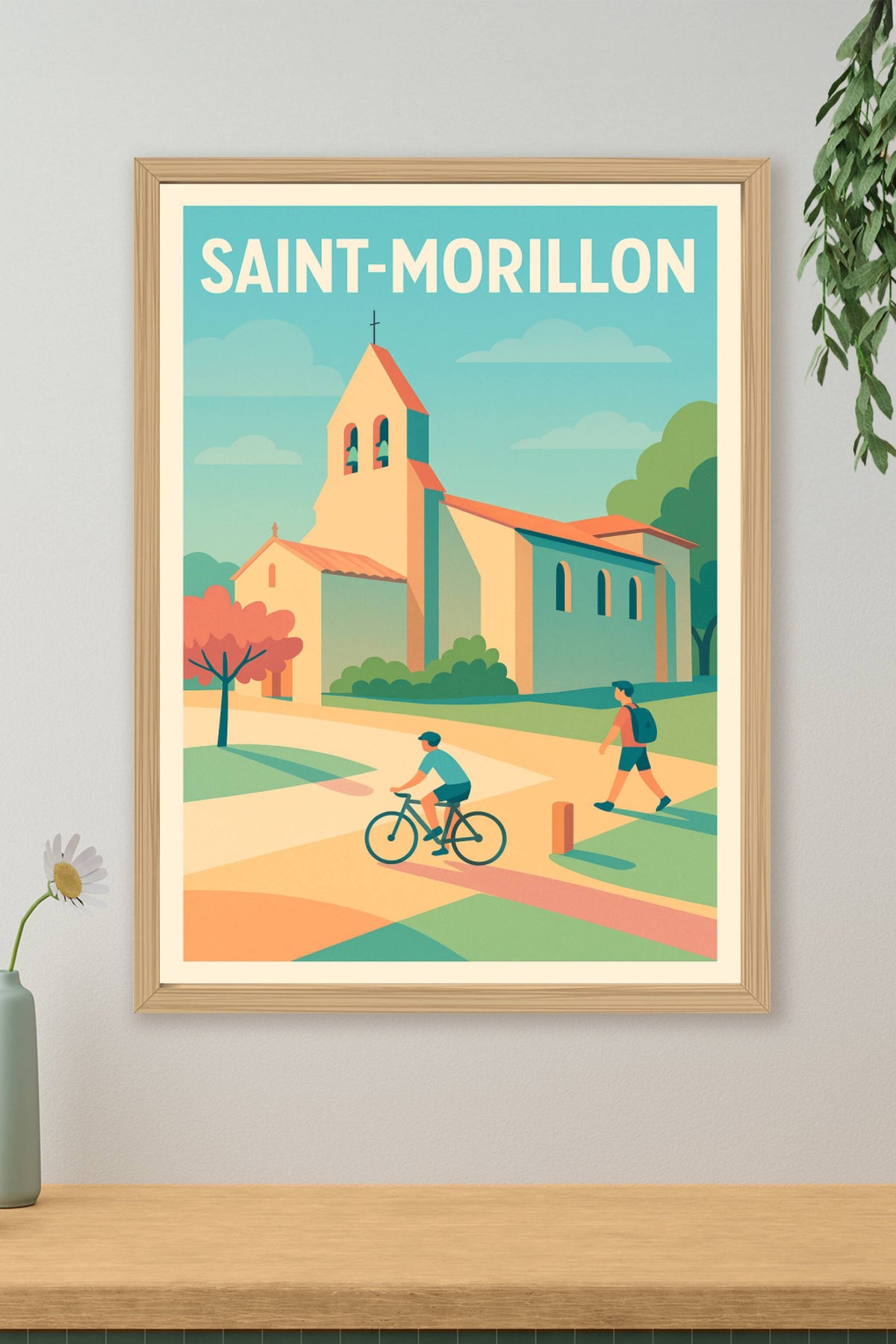 Affiche de Saint-Morillon - Douceur et sérénité à l'église du village