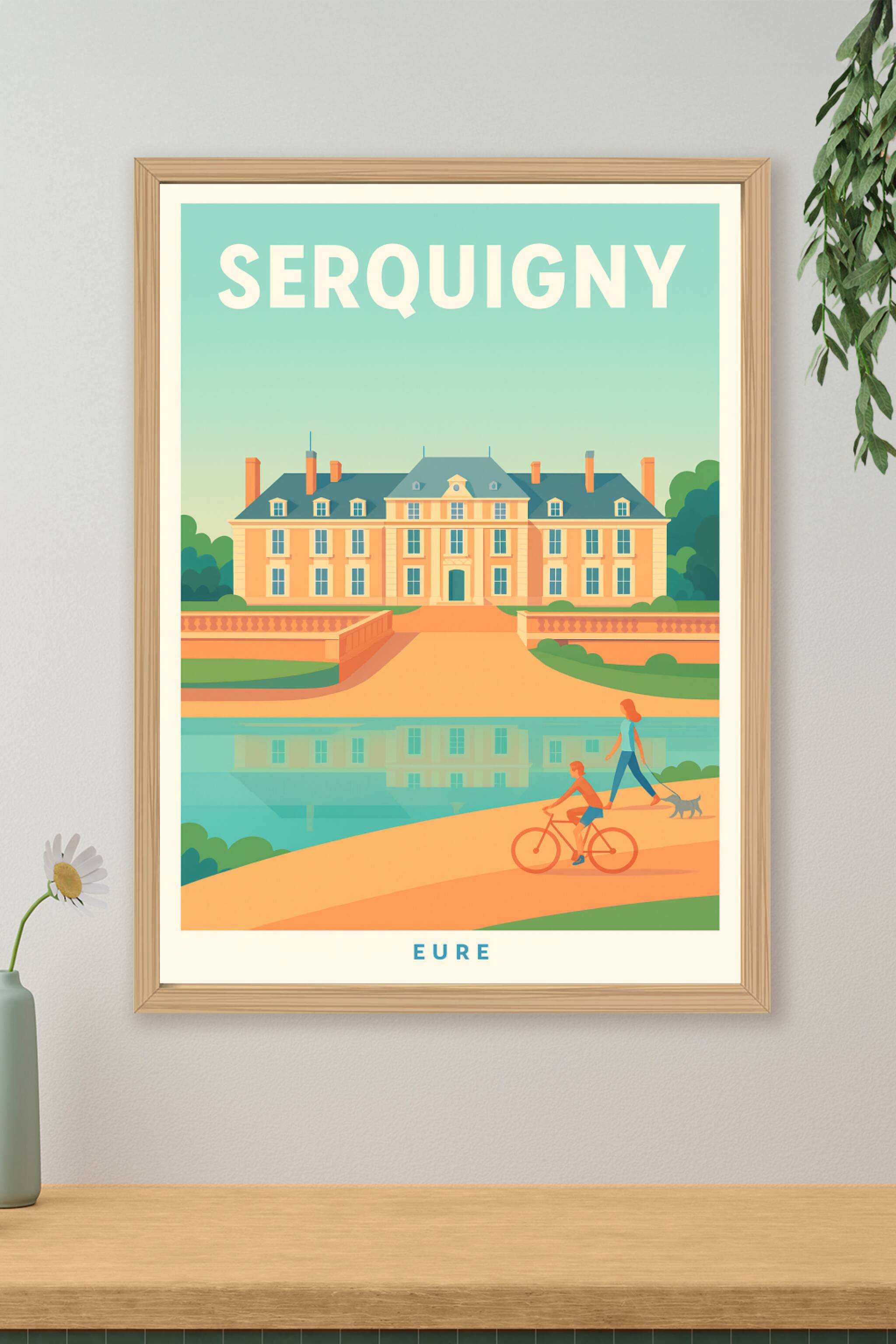 Affiche de Serquigny - Charme et sérénité en Eure
