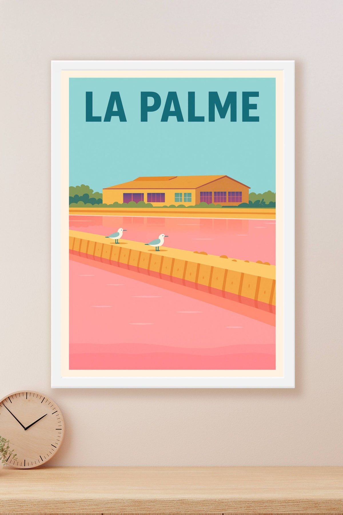 Affiche de La Palme - Tranquillité au bord des salins