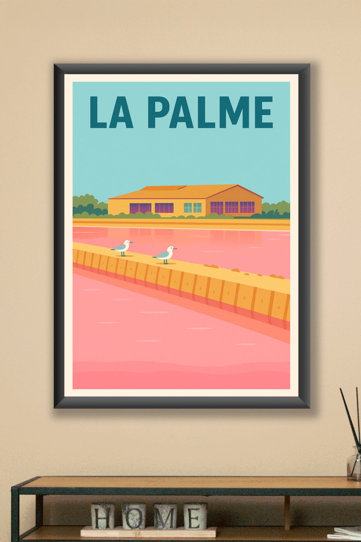 Affiche de La Palme - Tranquillité au bord des salins