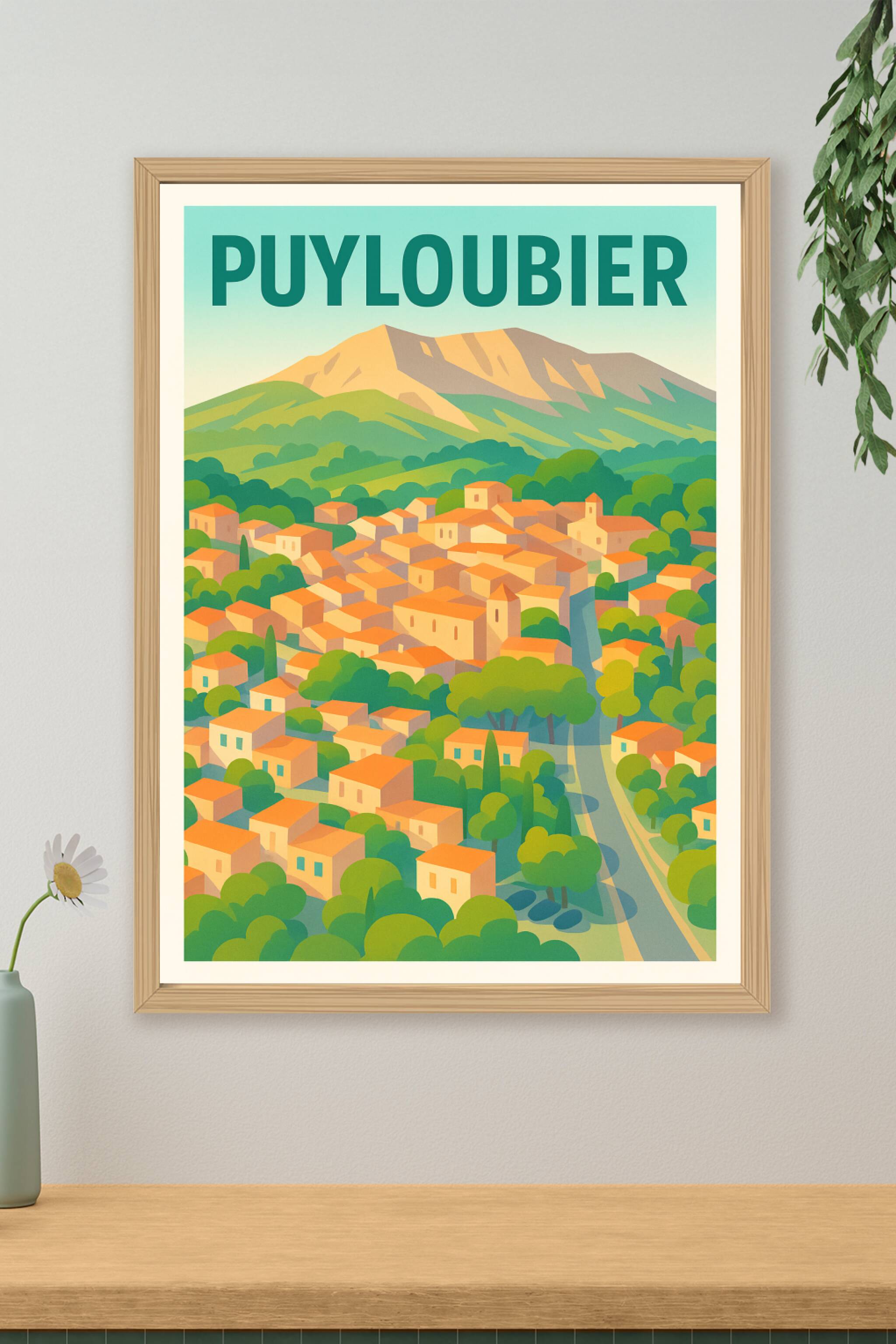 Affiche de Puyloubier - Charme et douceur provençale