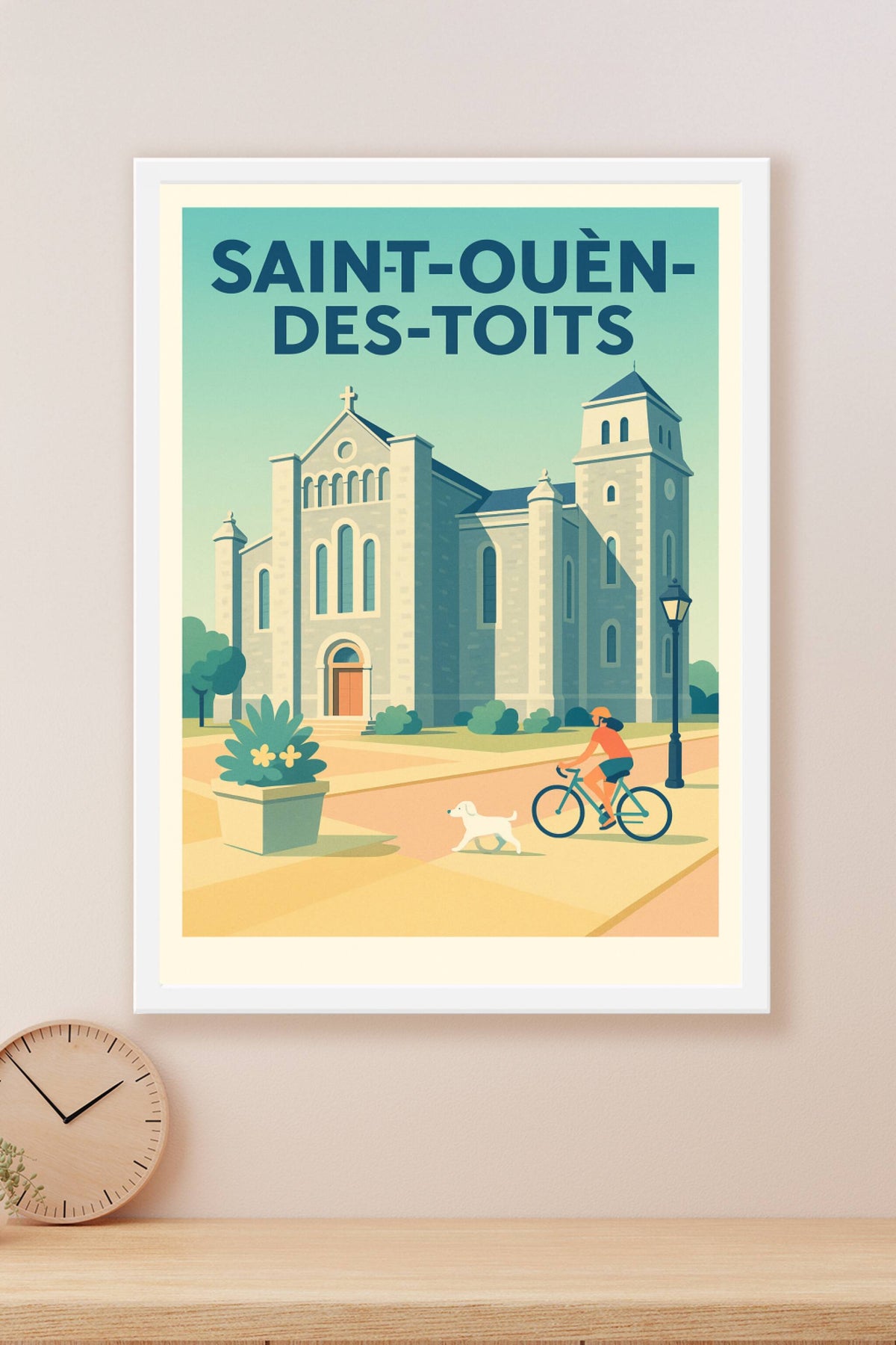 Affiche de Saint-Ouën-des-Toits - Charme et Sérénité à Chaque Regard