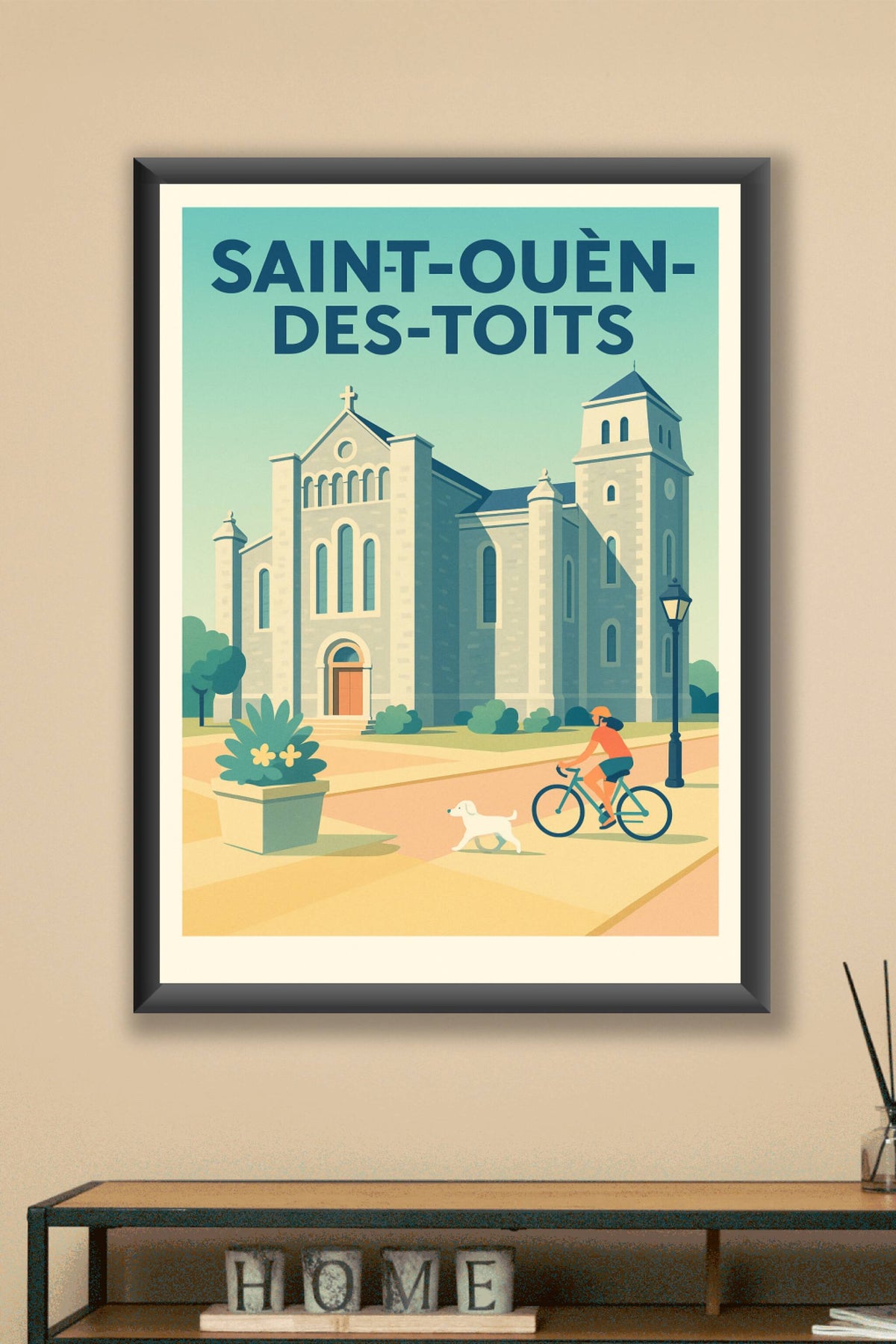 Affiche de Saint-Ouën-des-Toits - Charme et Sérénité à Chaque Regard