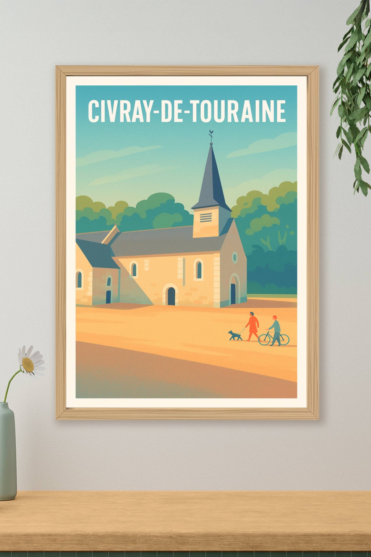 Affiche de Civray-de-Touraine - Charme authentique en pleine campagne