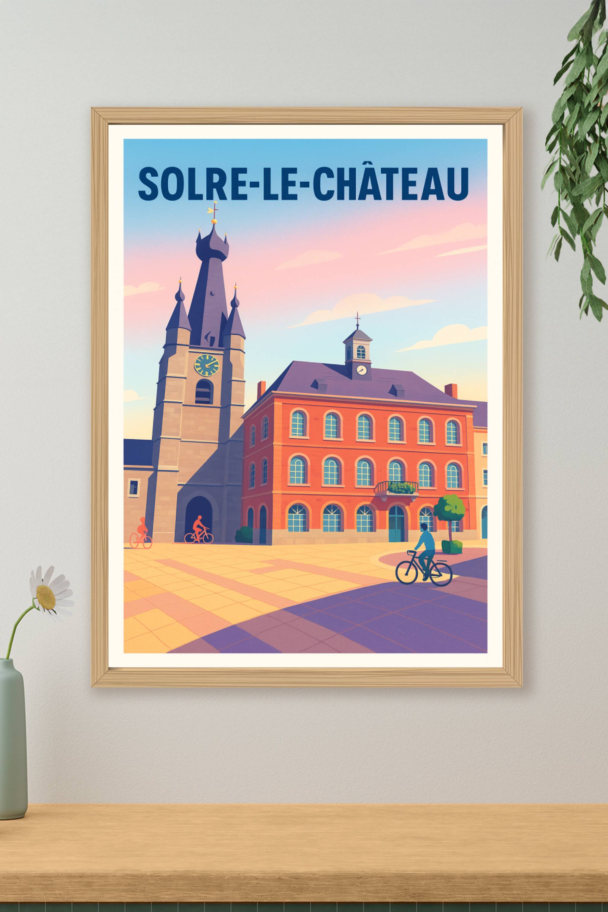 Affiche de Solre-le-Château - Élégance architecturale au cœur de la cité