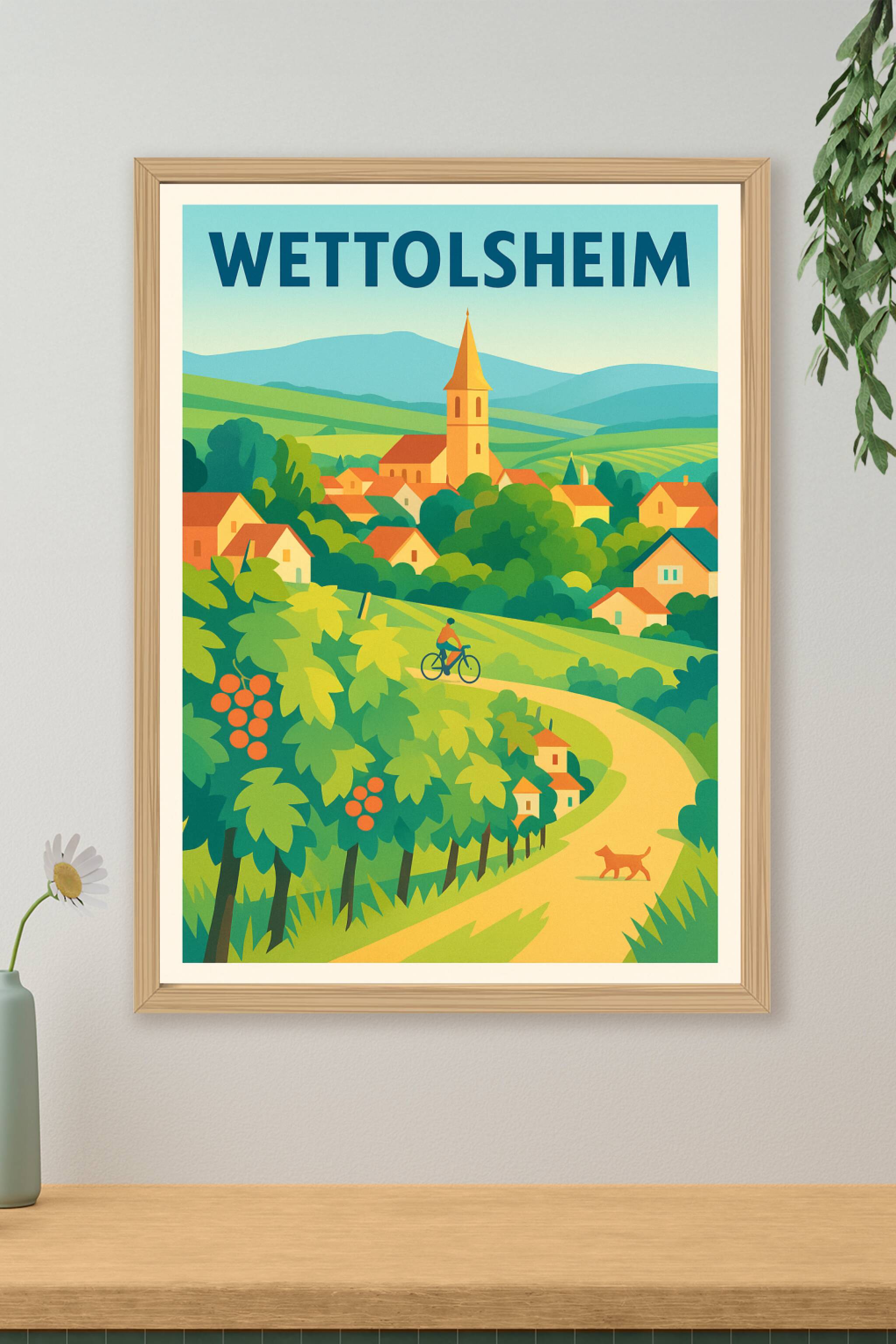 Affiche de Wettolsheim - Escapade paisible au cœur des vignobles