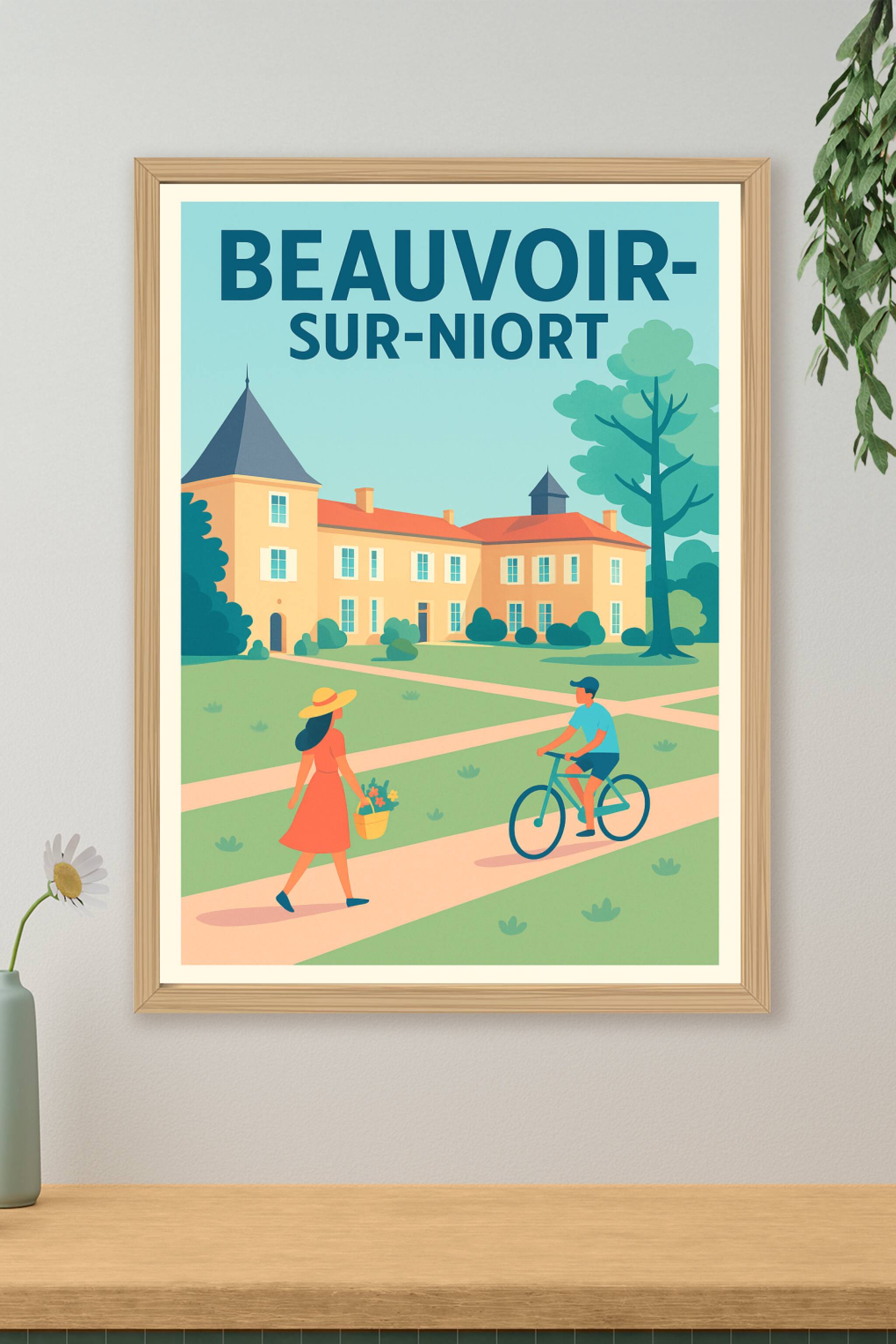 Affiche de Beauvoir-sur-Niort - Charme et douceur de vivre au quotidien