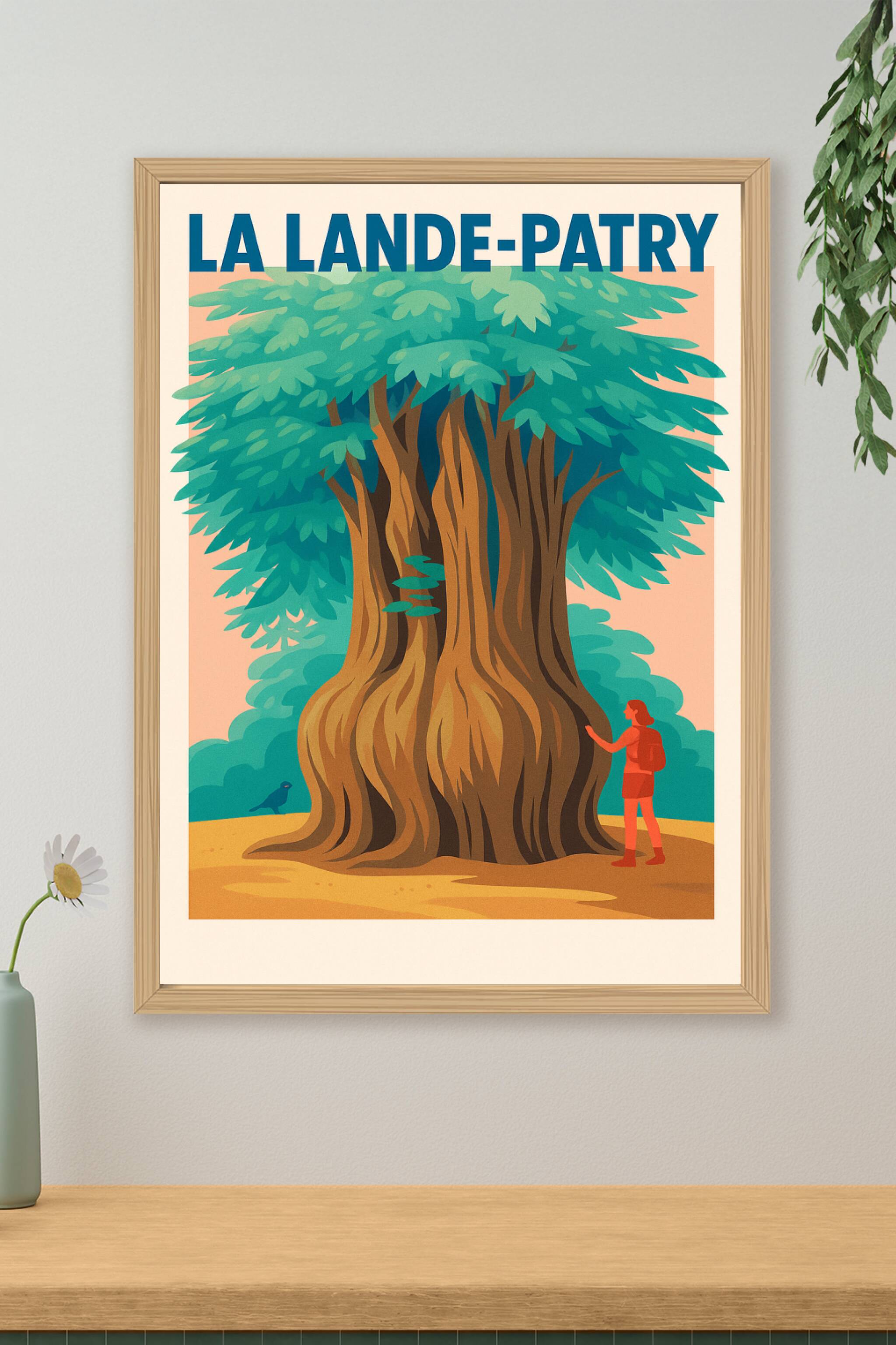 Affiche de La Lande-Patry - L'arbre majestueux au cœur de la nature normande