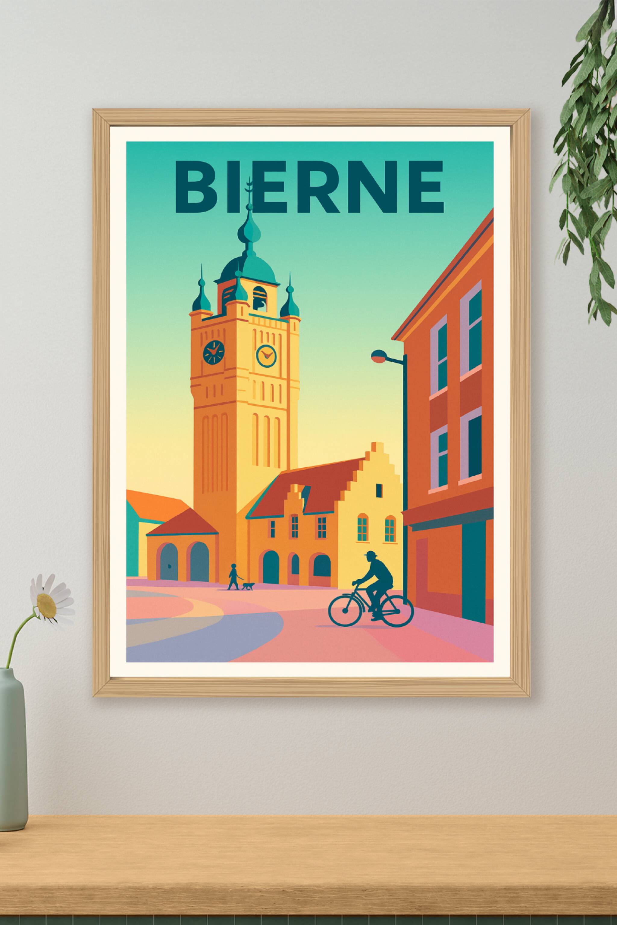 Affiche de Bierne - Charme et Sérénité au Cœur du Village