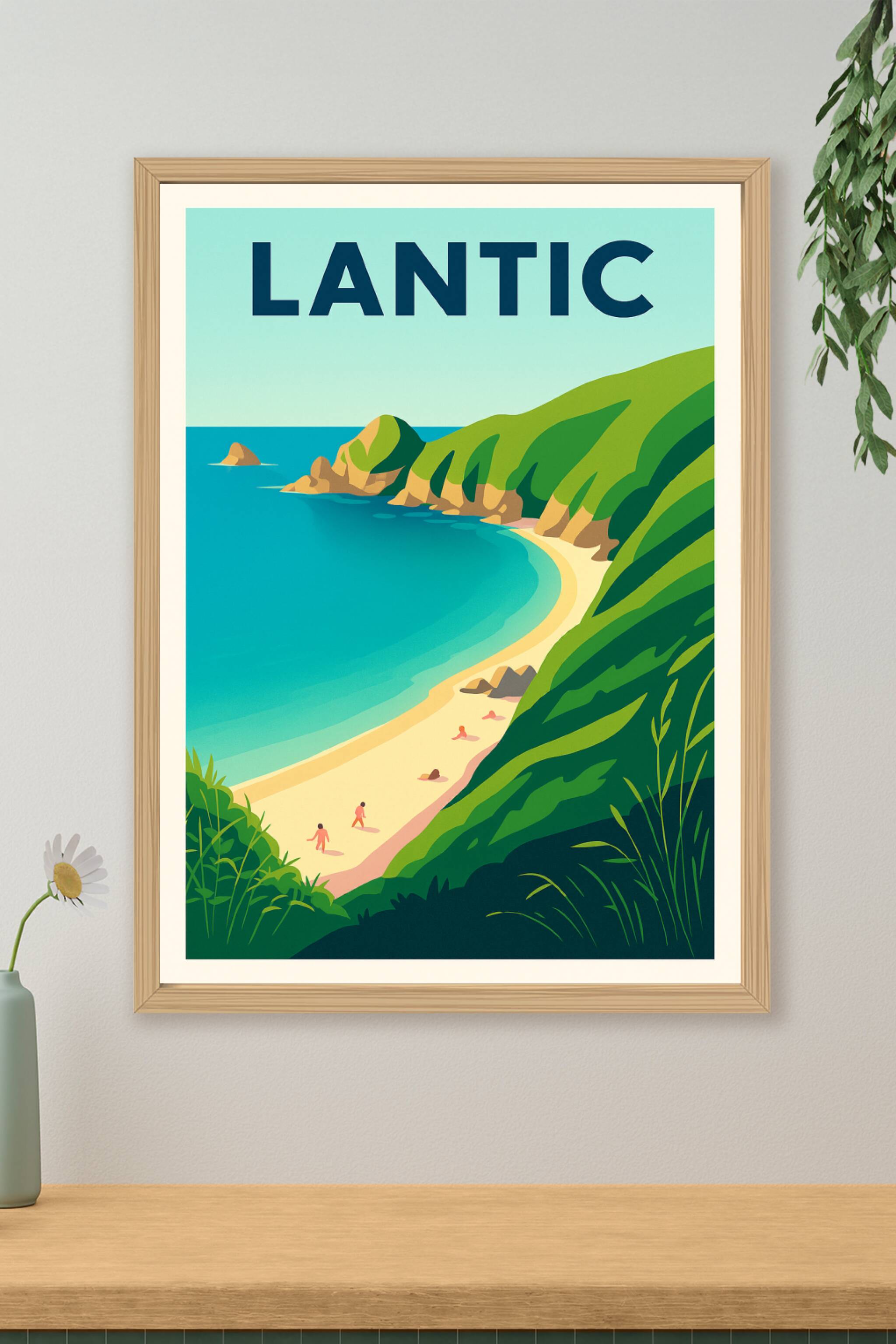 Affiche de Lantic - Évasion naturelle entre mer et verdure