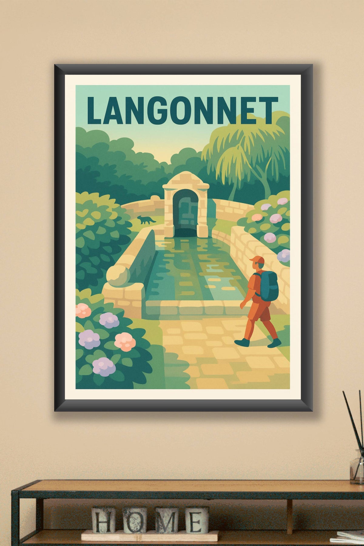Affiche de Langonnet - Invitation à la découverte paisible