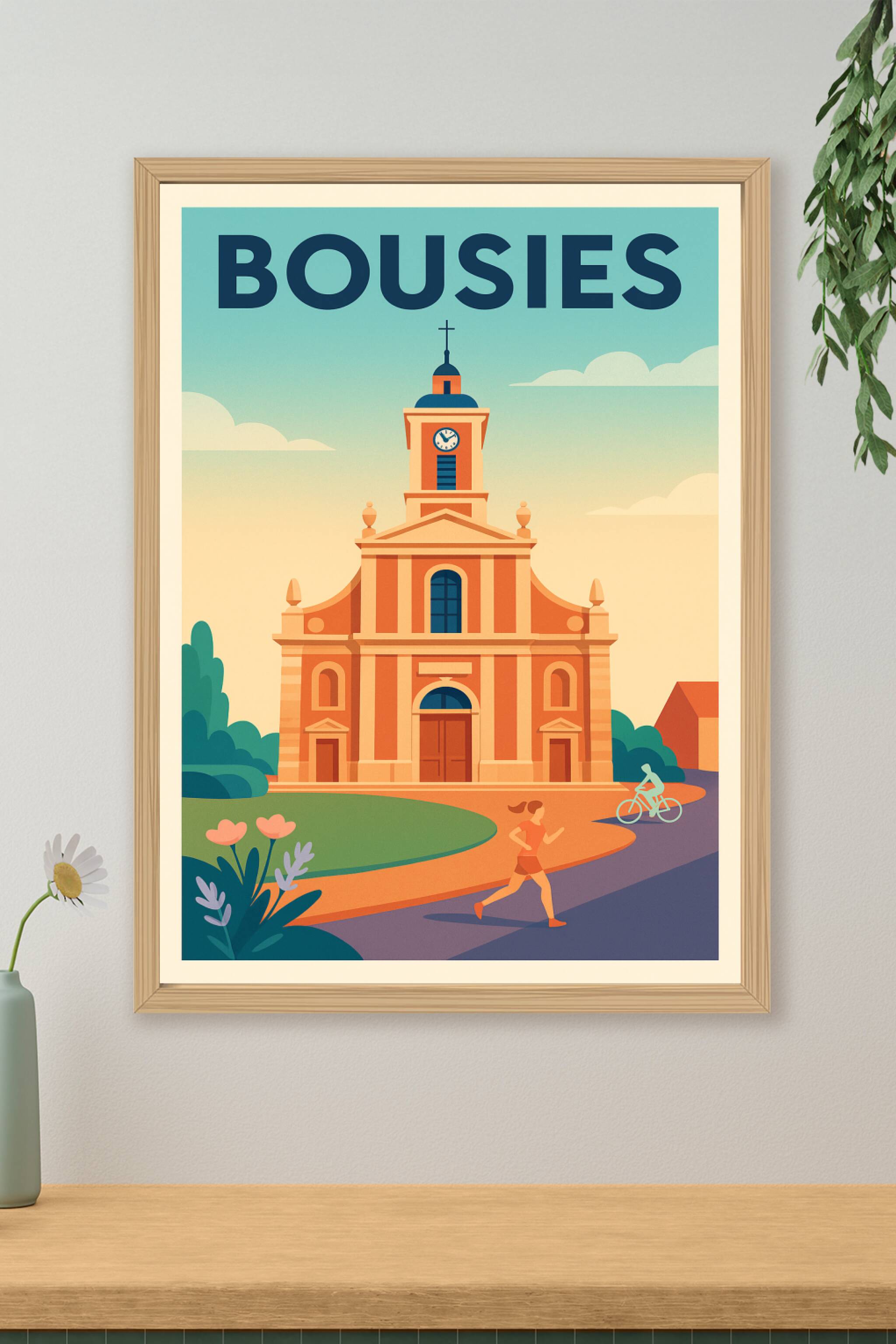 Affiche de Bousies - Charme et Sérénité au Cœur du Village