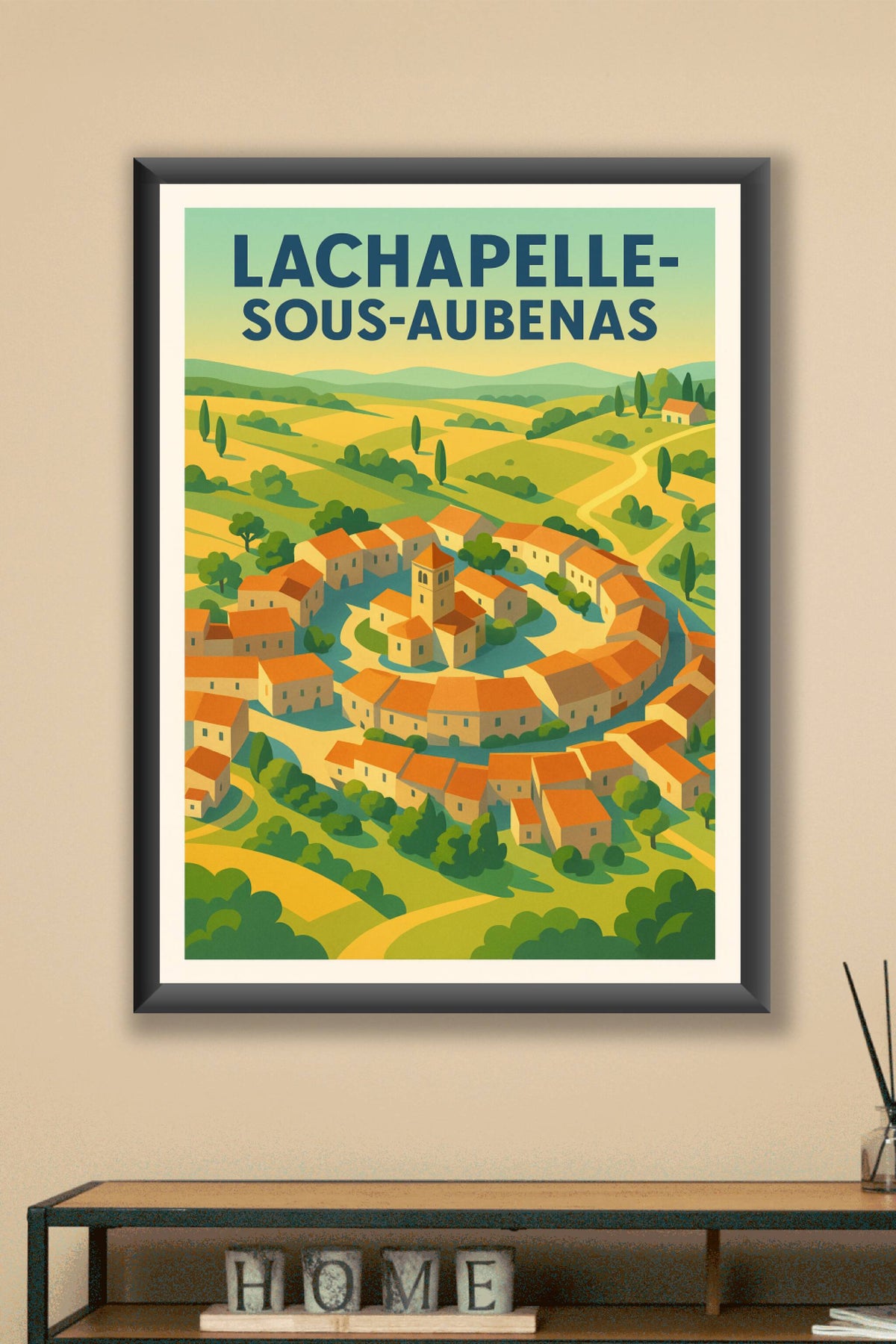 Affiche de Lachapelle-sous-Aubenas - Le charme authentique au cœur de l'Ardèche