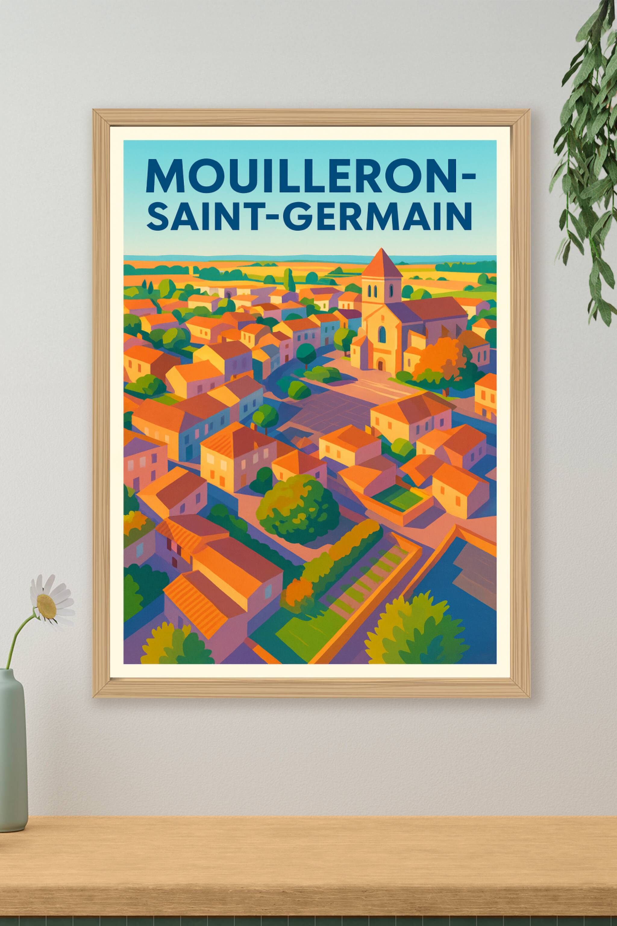 Affiche de Mouilleron-Saint-Germain - Charme et couleurs du bocage vendéen