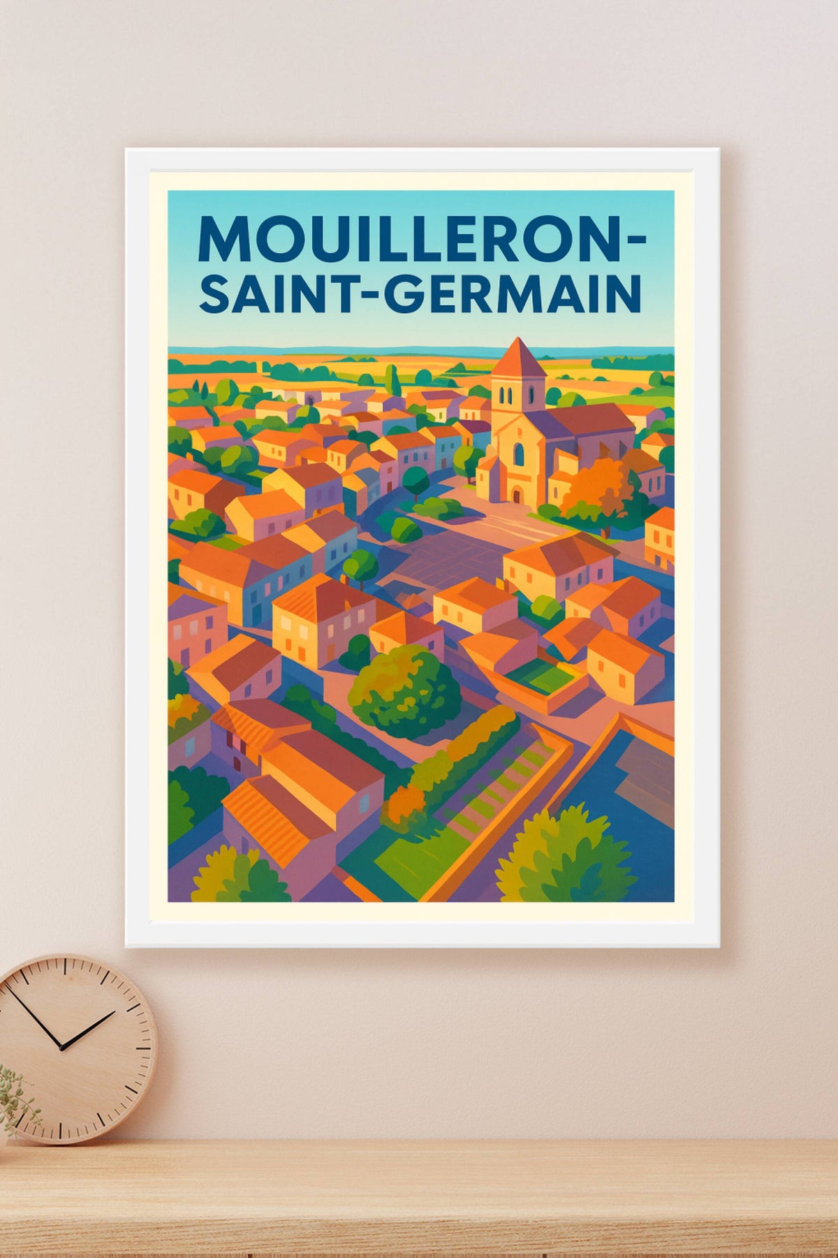 Affiche de Mouilleron-Saint-Germain - Charme et couleurs du bocage vendéen