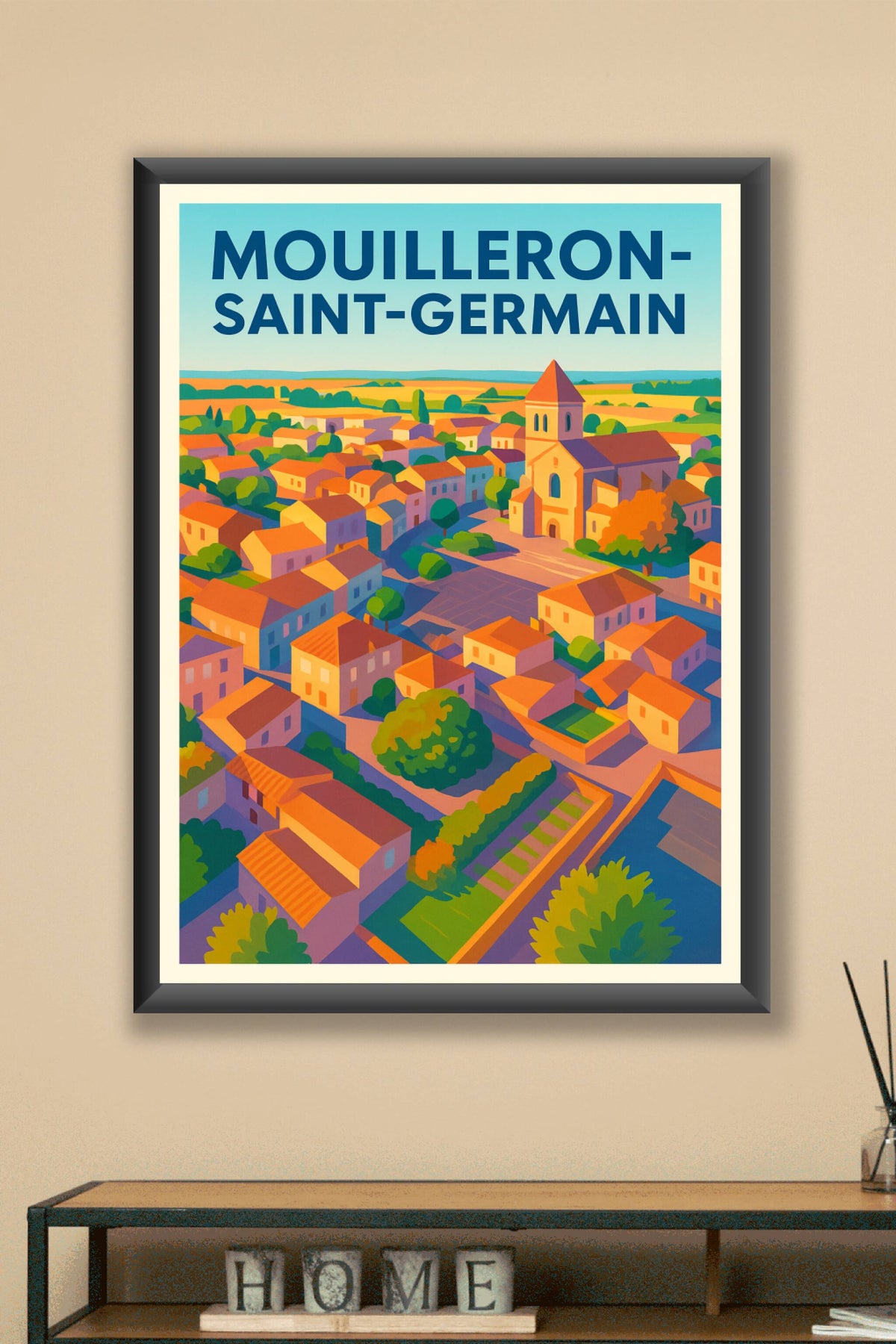 Affiche de Mouilleron-Saint-Germain - Charme et couleurs du bocage vendéen