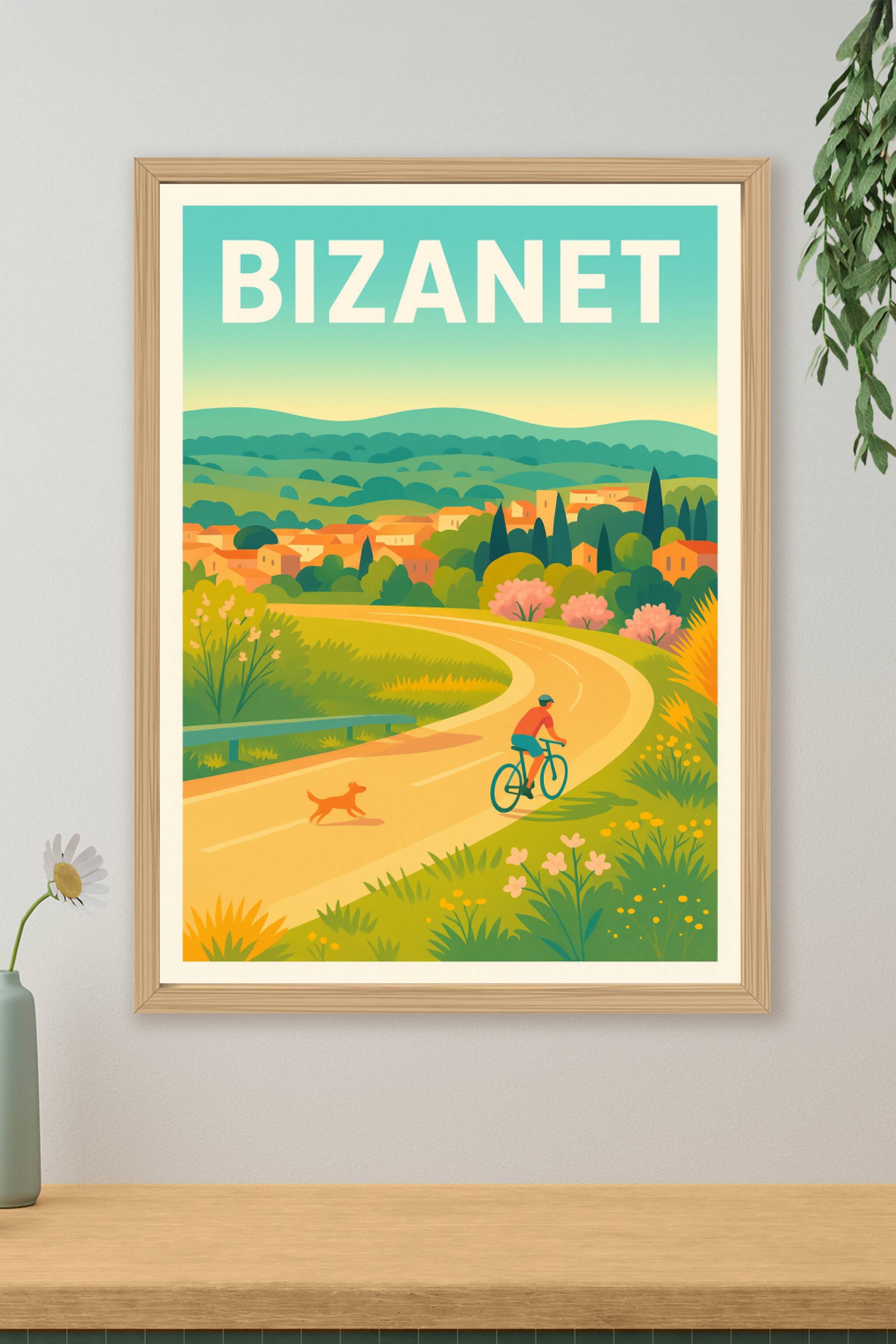 Affiche de Bizanet - Escapade bucolique en pleine nature