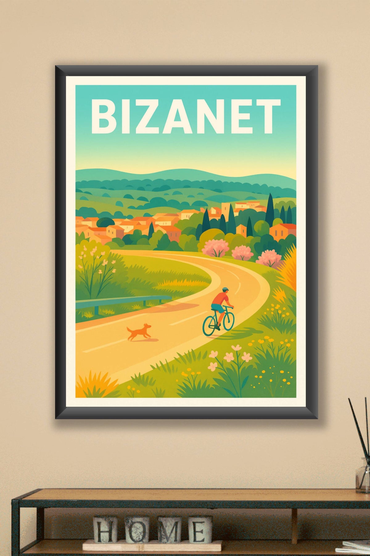 Affiche de Bizanet - Escapade bucolique en pleine nature
