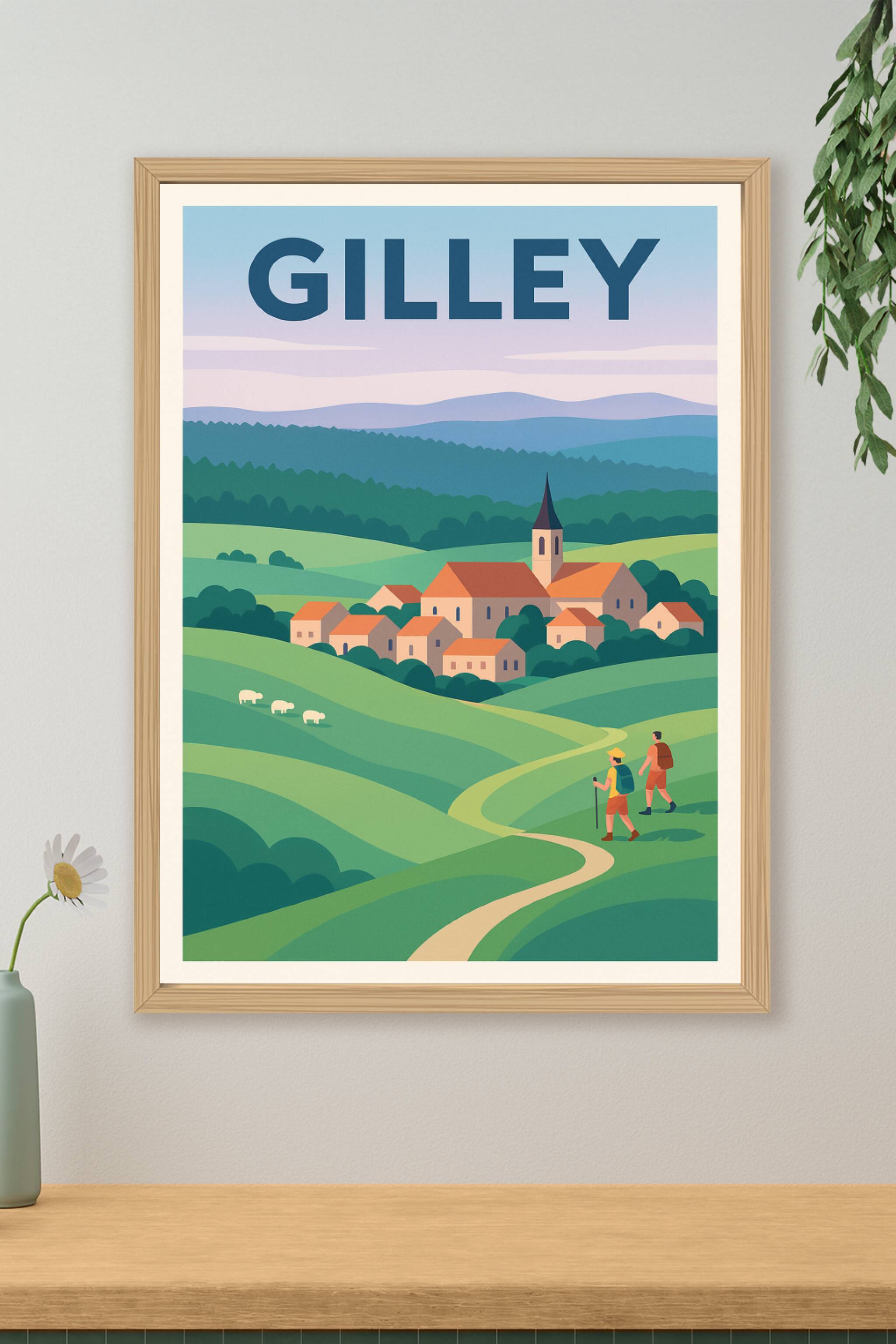 Affiche de Gilley - Escapade bucolique au cœur de la nature