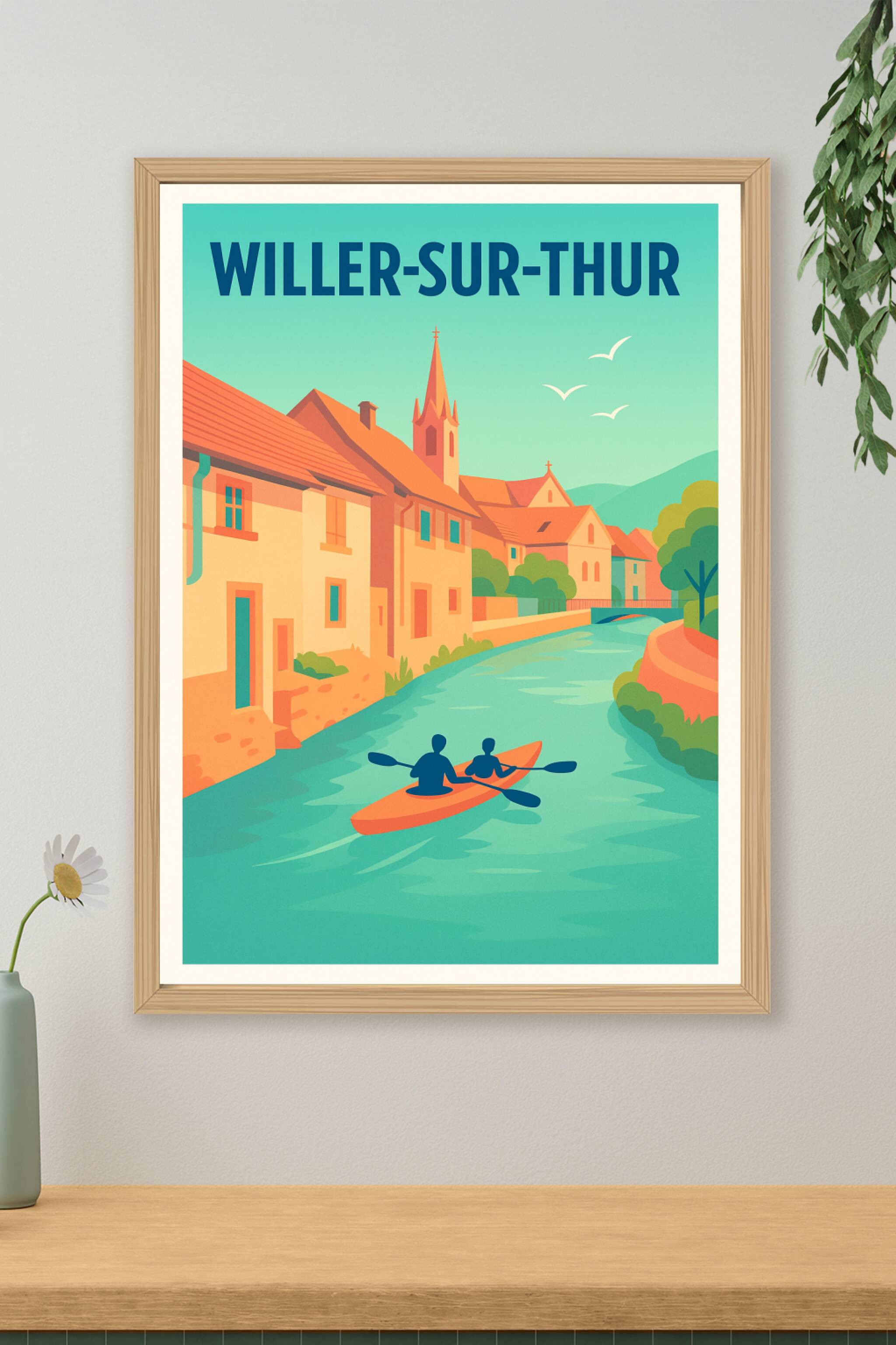 Affiche de Willer-sur-Thur - Charme et sérénité au fil de l'eau
