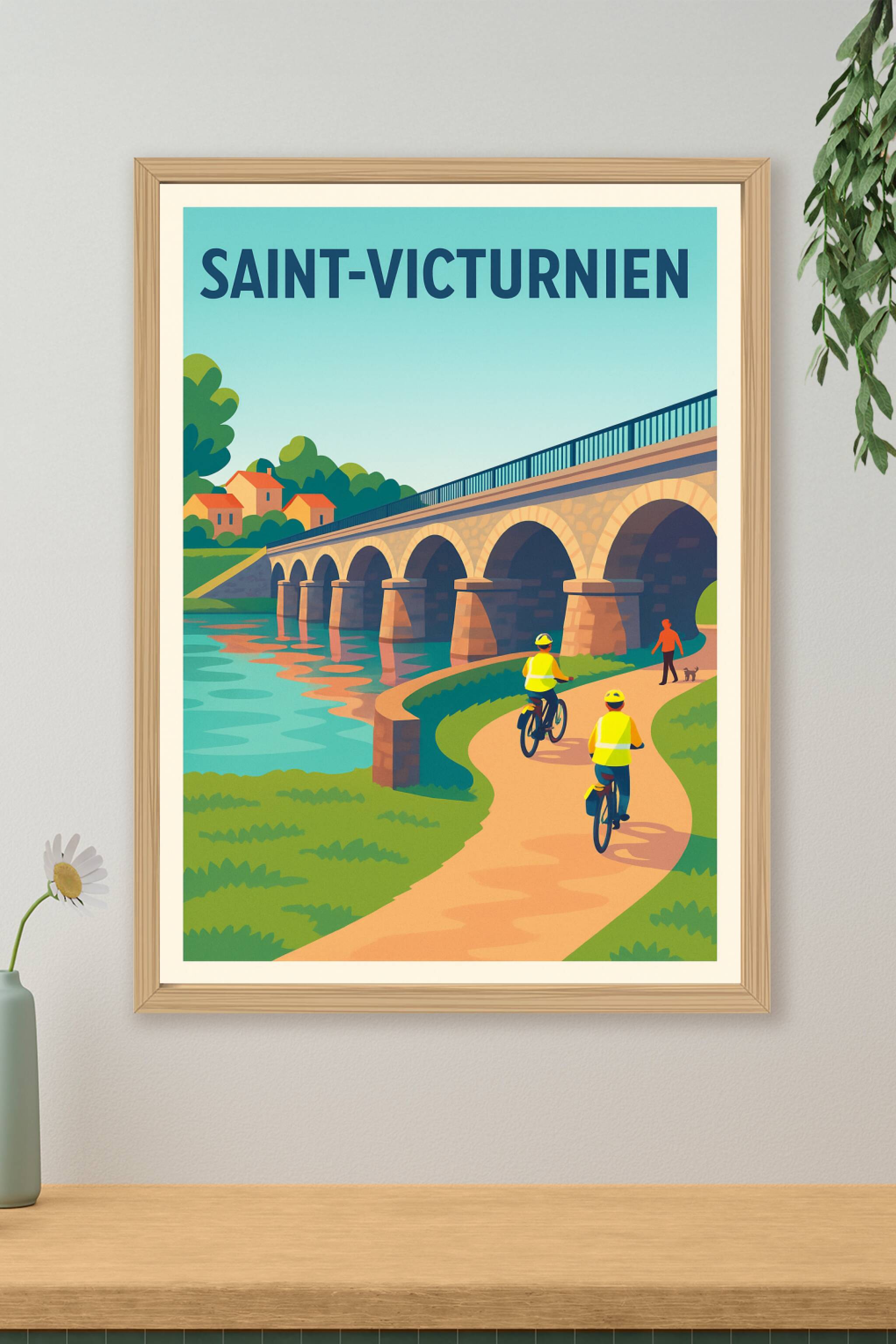 Affiche de Saint-Victurnien - Balade bucolique au fil de l'eau