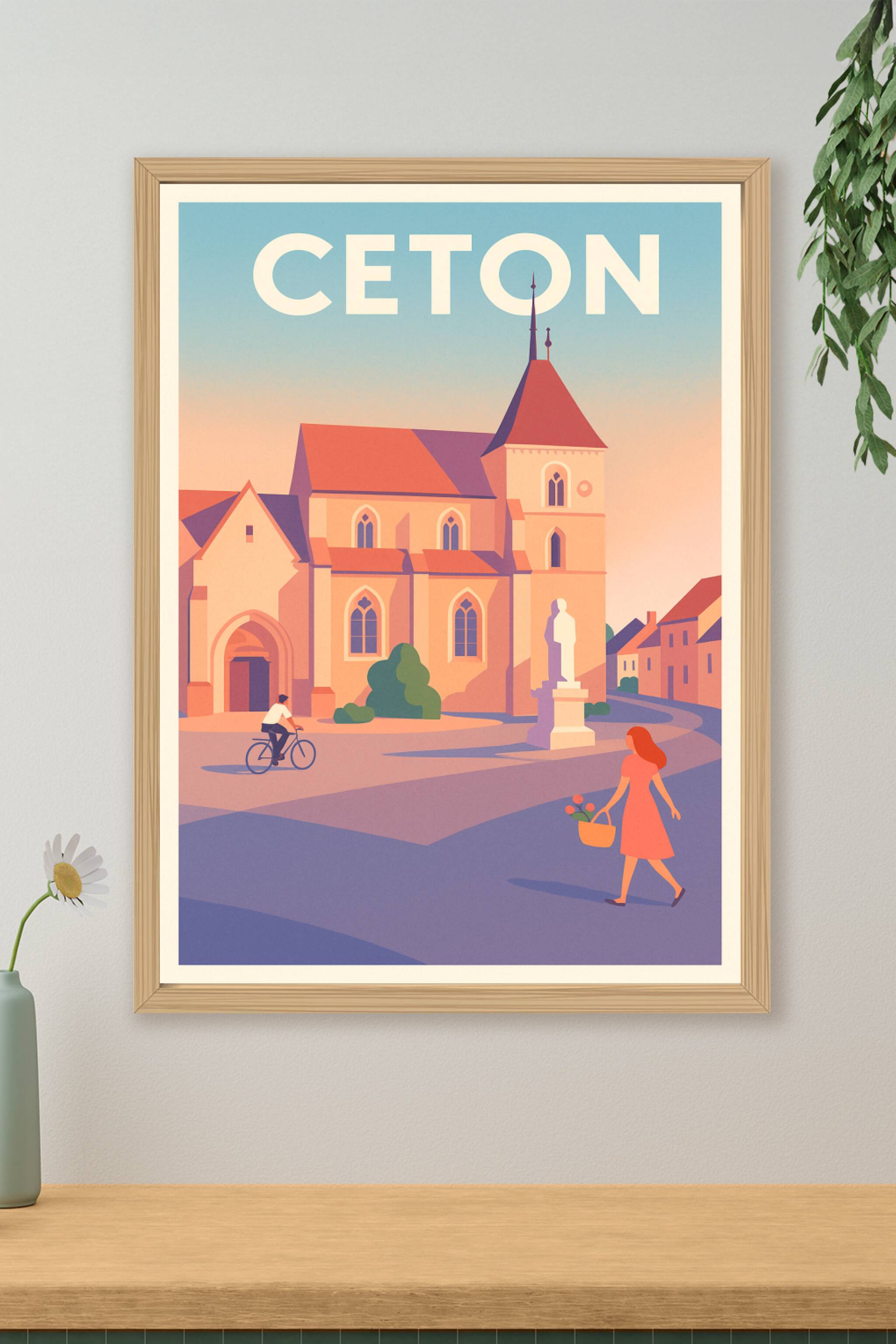 Affiche de Ceton - Charme et douceur de la vie locale