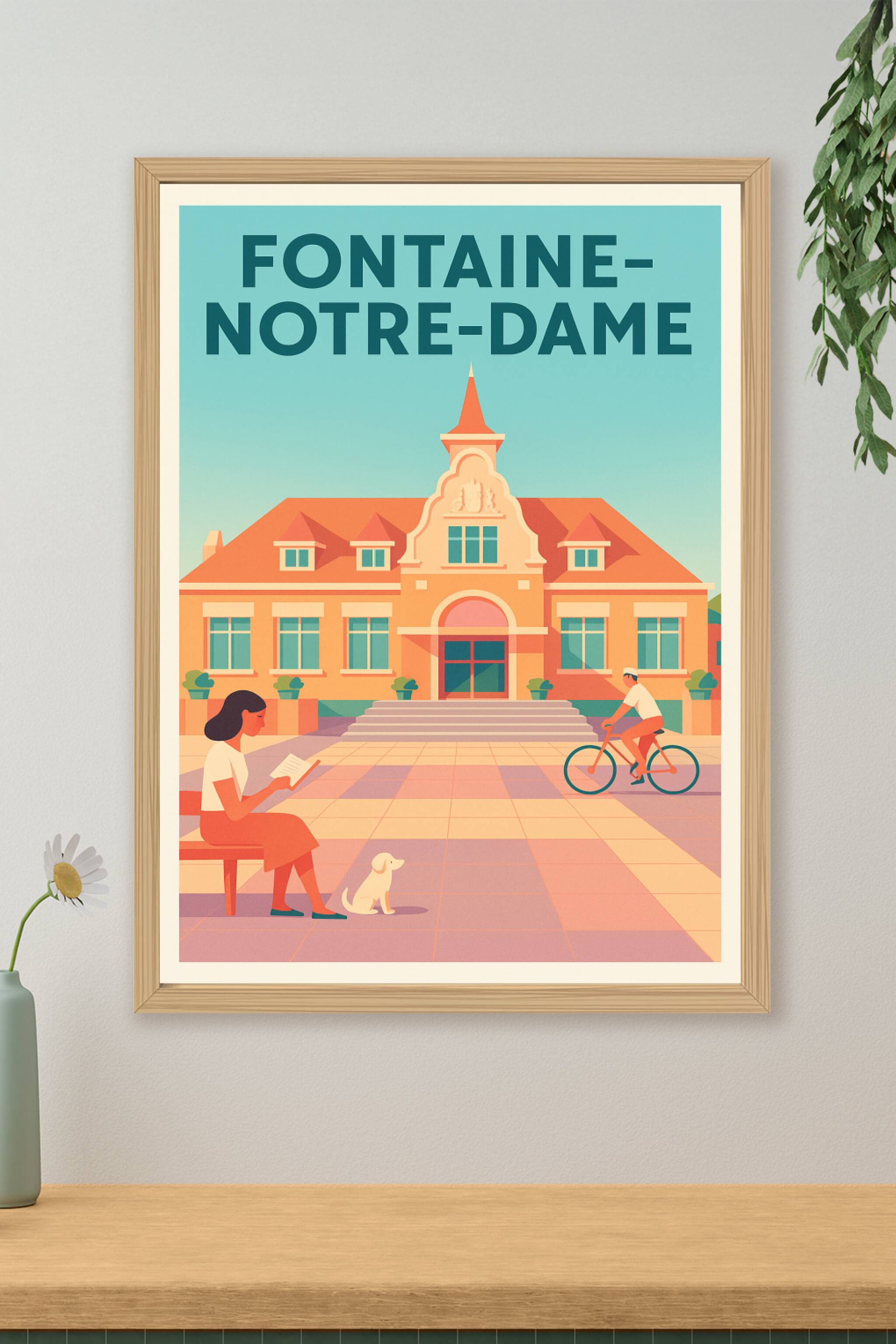 Affiche de Fontaine-Notre-Dame - Charme et sérénité au cœur de la ville