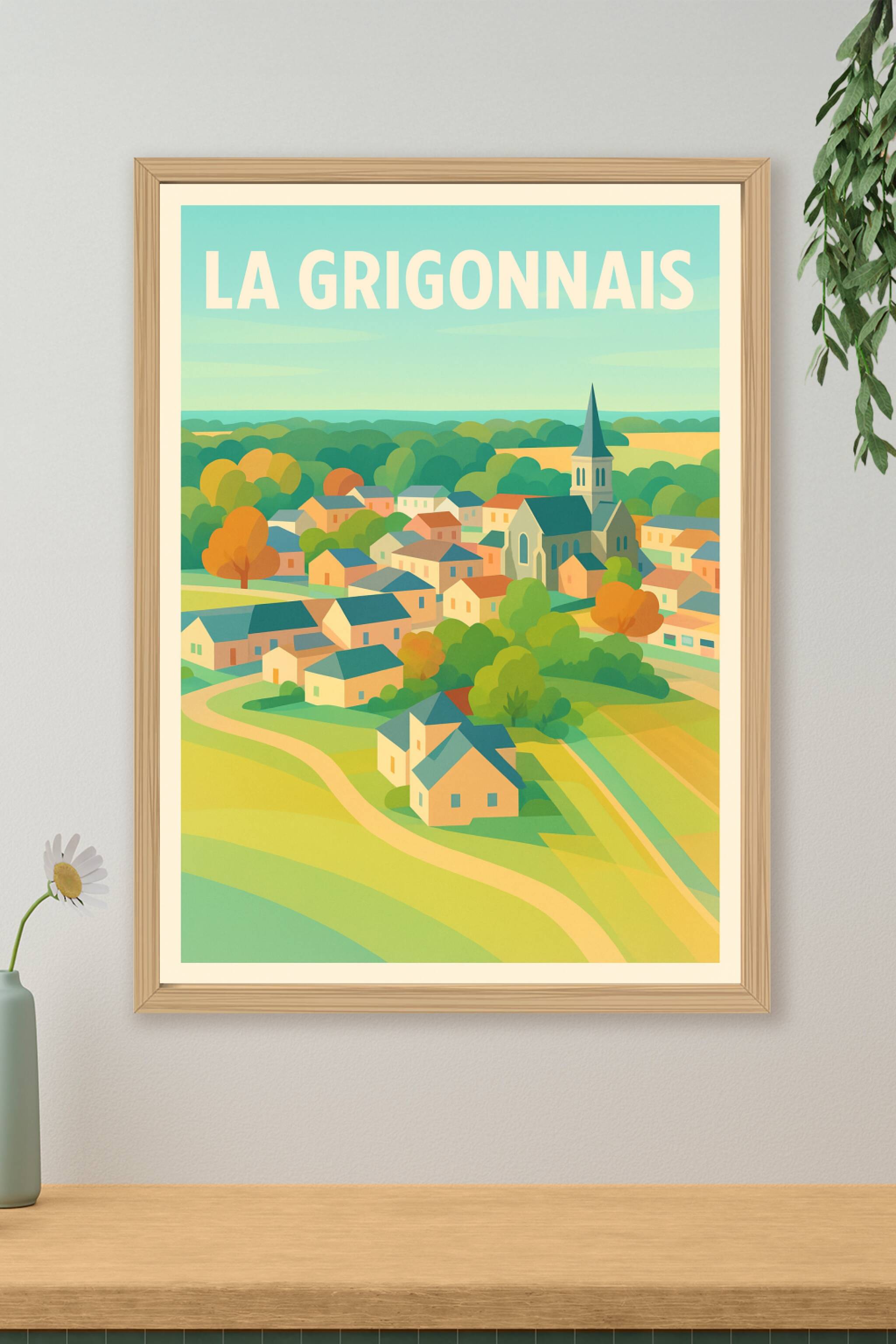 Affiche de La Grigonnais - Charme bucolique d'un village paisible