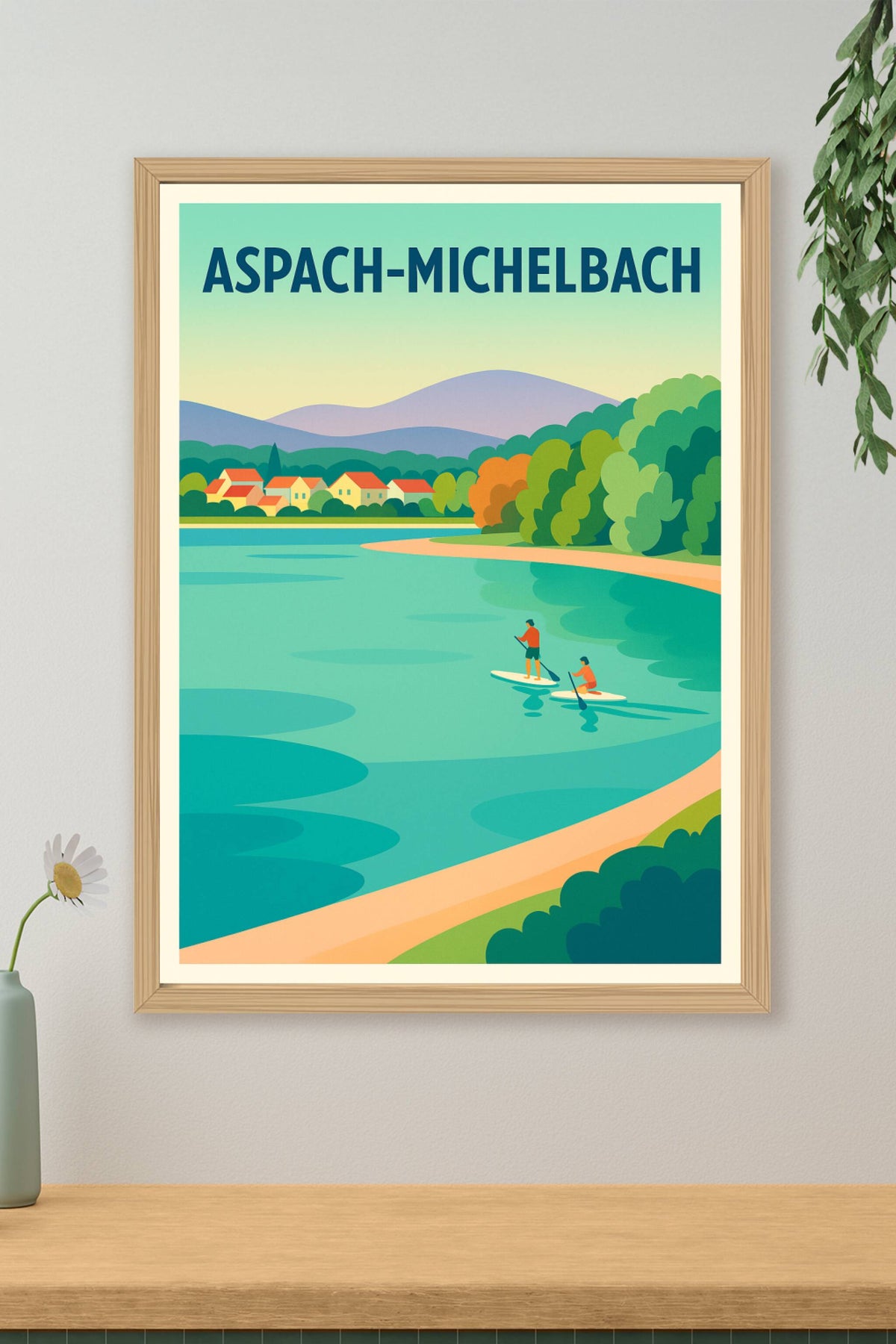 Affiche de Aspach-Michelbach - Évasion nature et détente au fil de l'eau