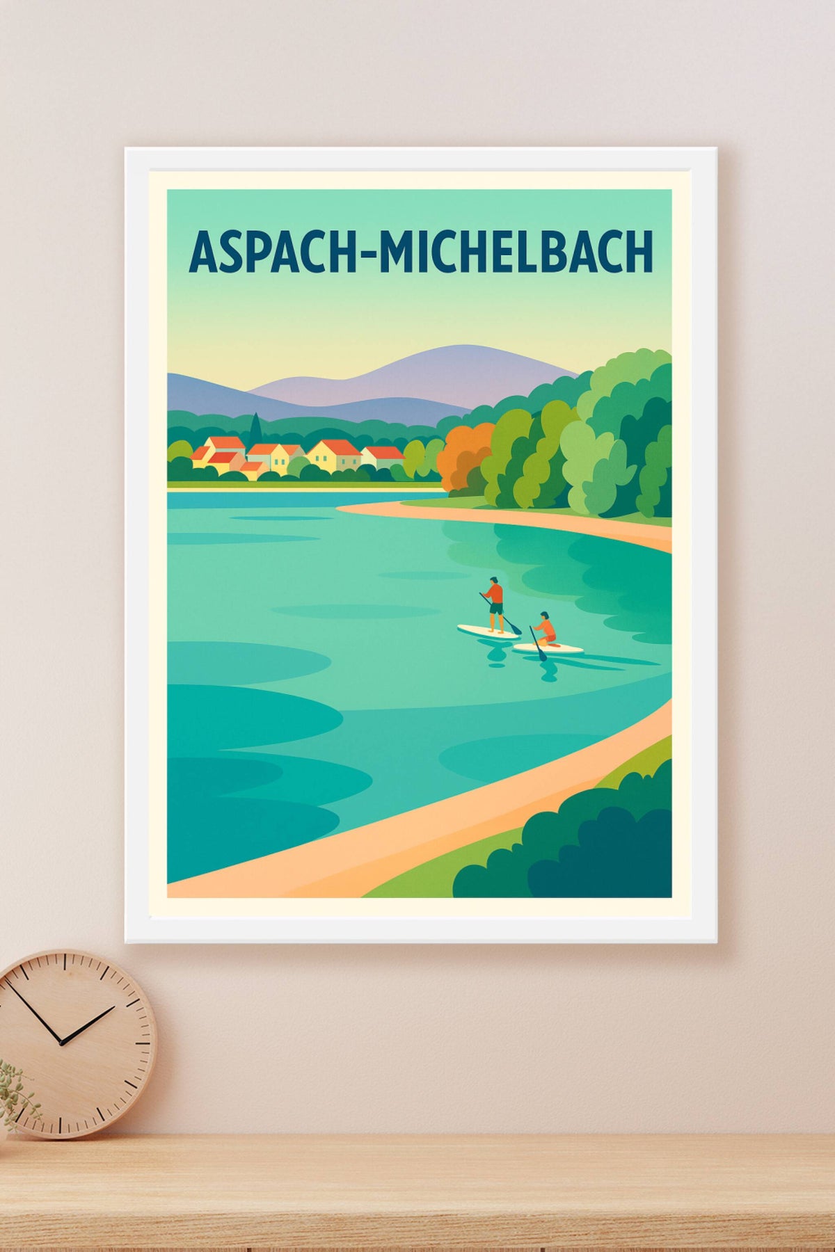 Affiche de Aspach-Michelbach - Évasion nature et détente au fil de l'eau