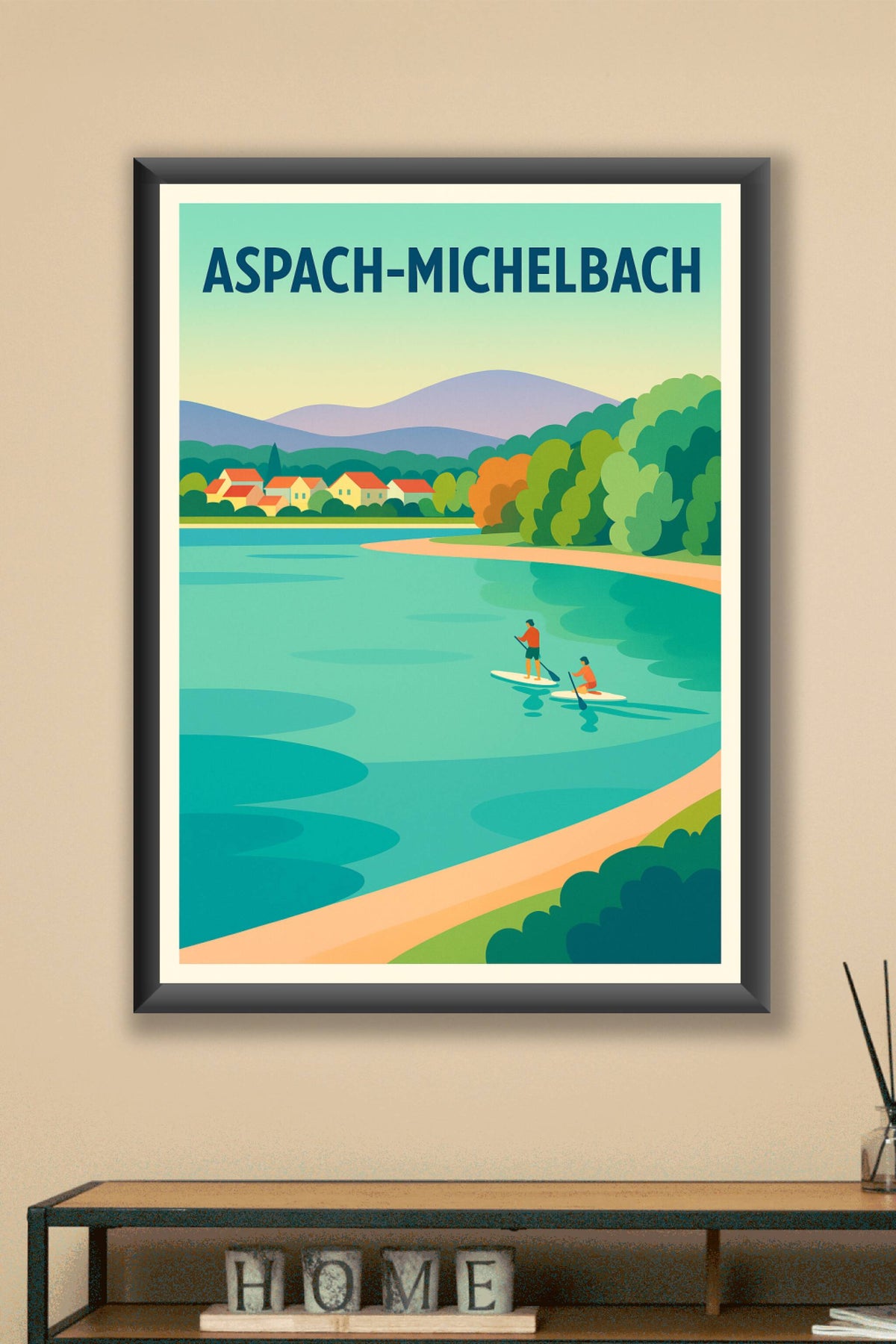 Affiche de Aspach-Michelbach - Évasion nature et détente au fil de l'eau