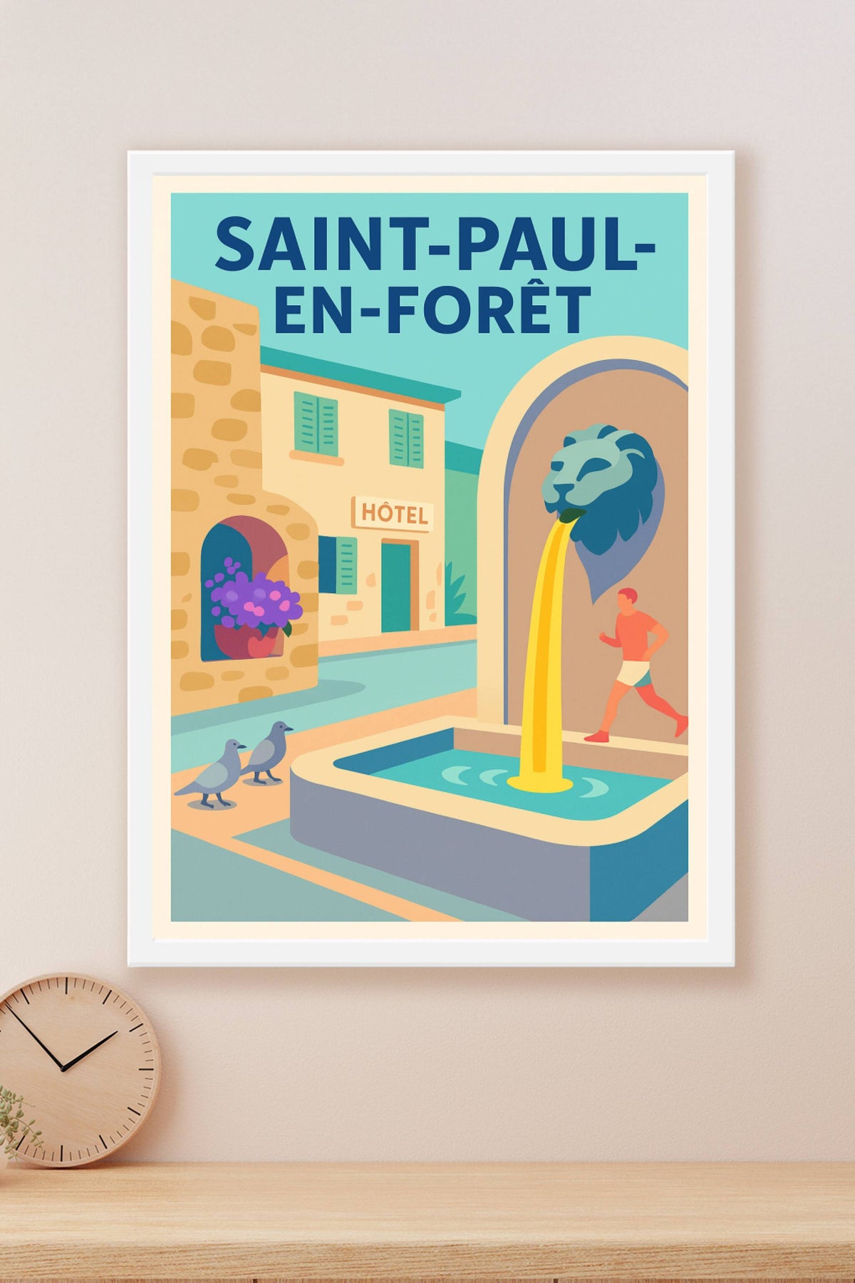 Affiche de Saint-Paul-en-Forêt - Charme provençal et douceur de vivre