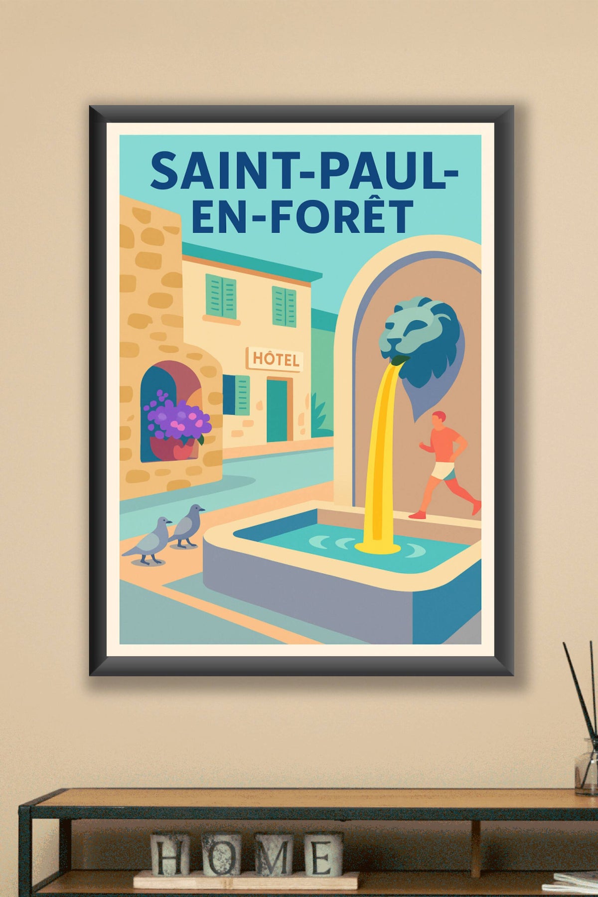 Affiche de Saint-Paul-en-Forêt - Charme provençal et douceur de vivre